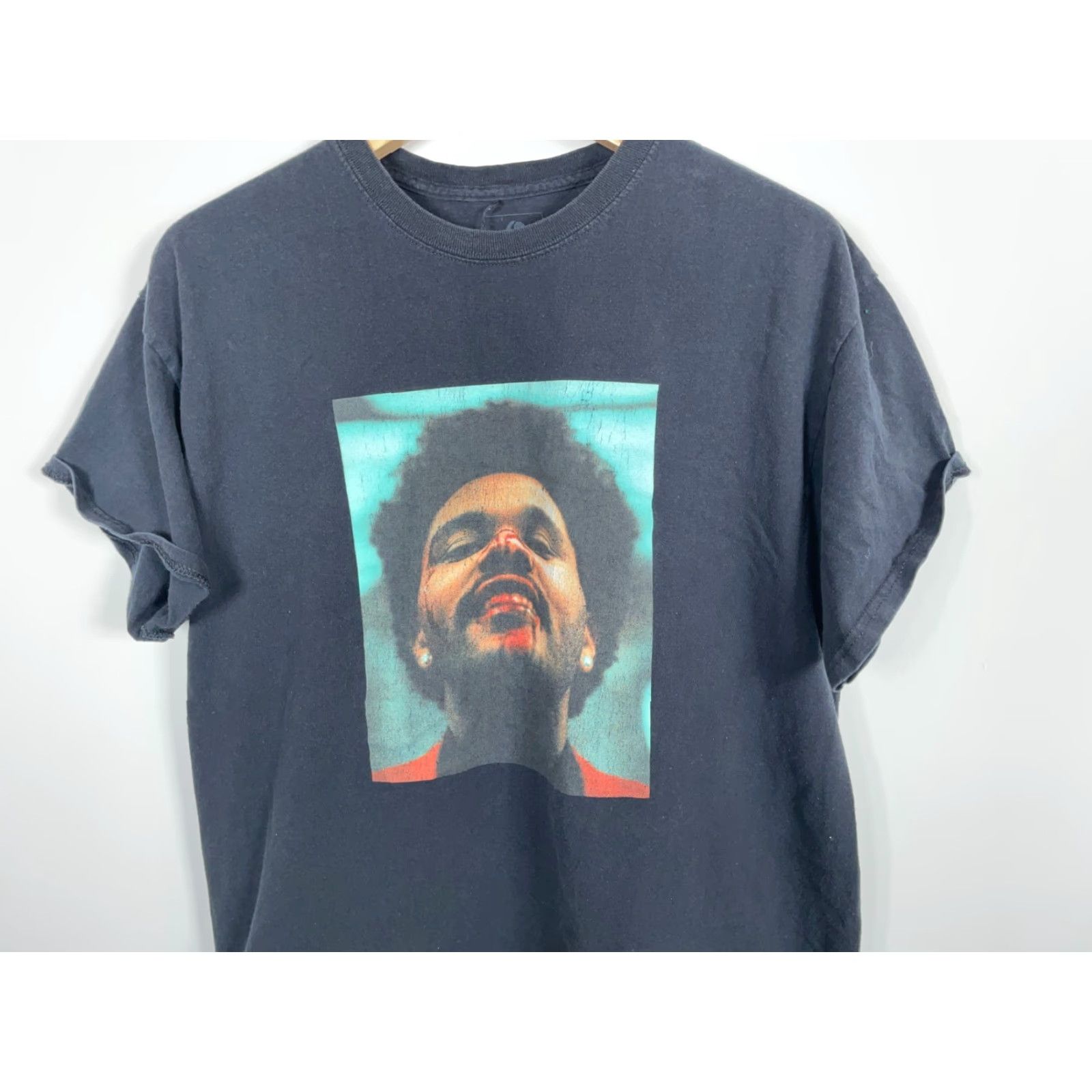 Vintage VINTAGE XO The Weeknd After Hours Tour T-Shirt Adult Large Black Graphic Print Official Mens Size US L / EU 52-54 / 3 - 4 Thumbnail