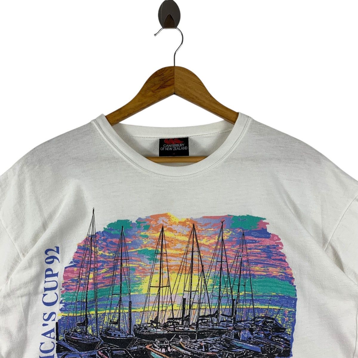Canterbury of New Zealand × Vintage Vintage CANTERBURY america’s cup 92 printed tees Size US XL / EU 56 / 4 - 2 Thumbnail