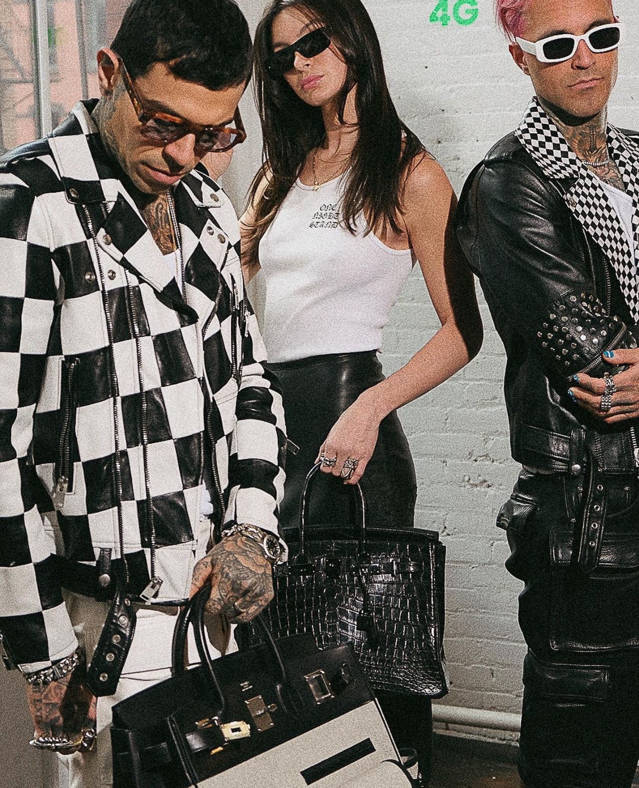 Saint Laurent Paris *RARE* Saint Laurent Paris SS14 Checkered L01 Sz.48 Size US M / EU 48-50 / 2 - 6 Thumbnail