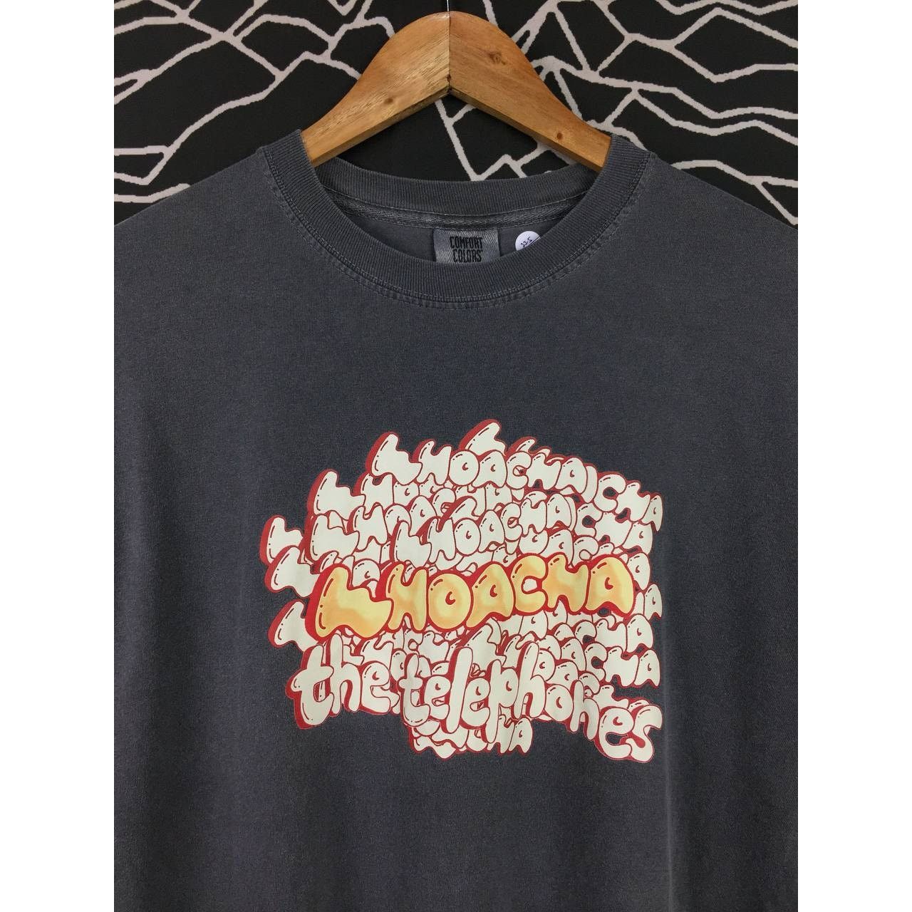 Band Tees × Japanese Brand × Vintage The Telephones Japanese Rock-Electronic Band Whoa Cha Tee Size US L / EU 52-54 / 3 - 3 Thumbnail