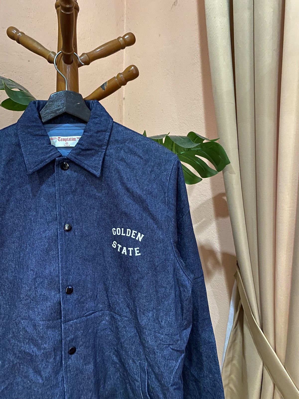 Japanese Brand Vintage Temptation Golden State Denim Jacket Size US M / EU 48-50 / 2 - 7 Thumbnail