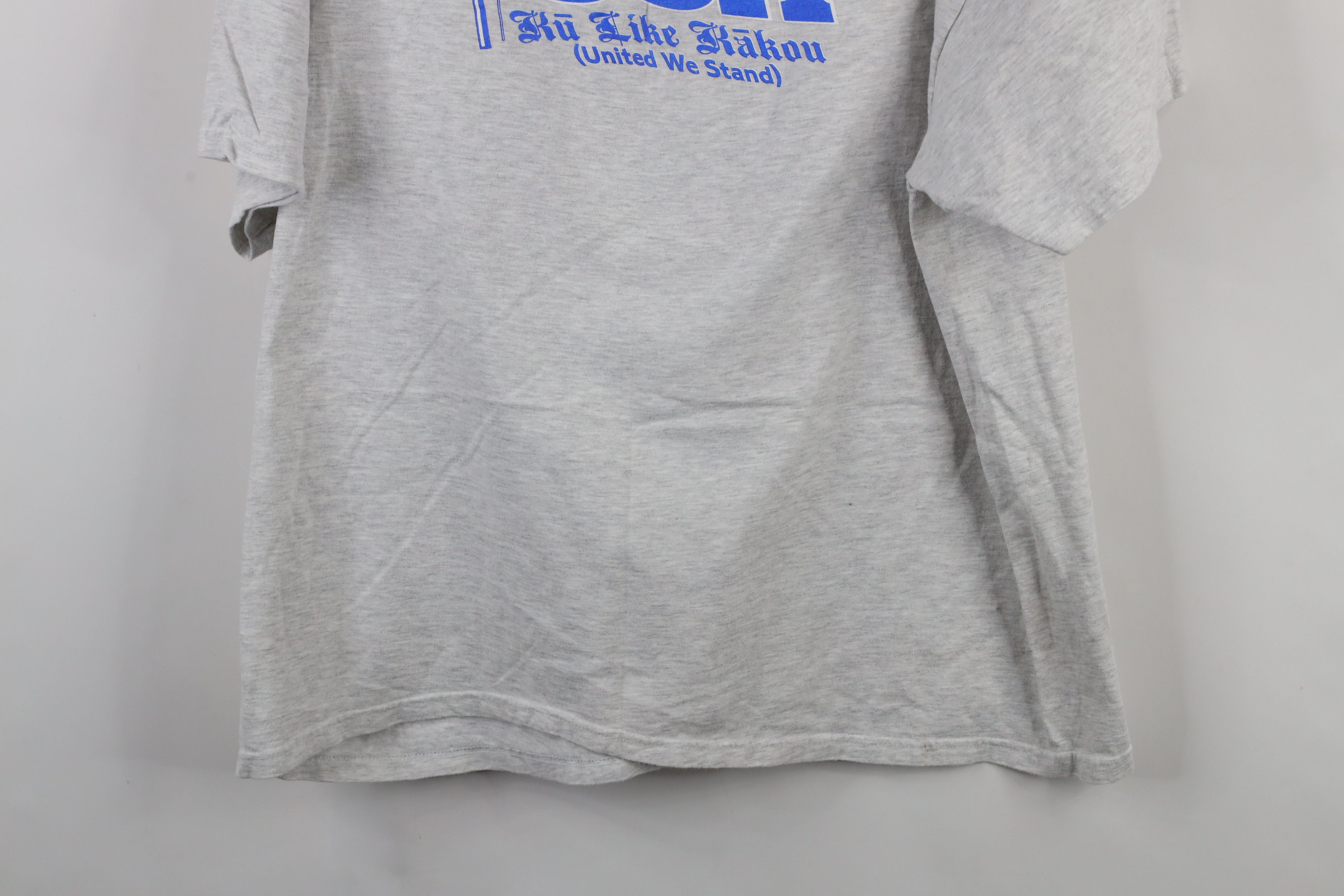 Vintage Vintage 90s Hawaii USA Ku Like Kakou United We Stand T-Shirt Size US XXL / EU 58 / 5 - 13 Thumbnail