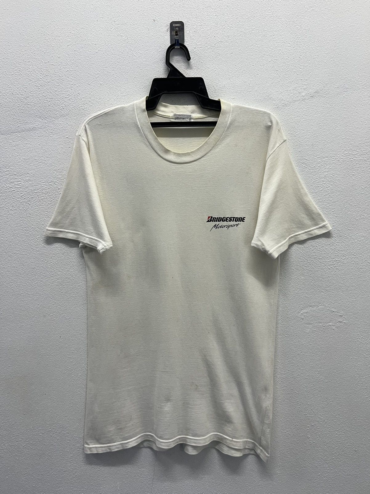 Sports Specialties × Vintage VINTAGE 80s BRIDGESTONE MOTORSPORT TEE SHIRT Size US M / EU 48-50 / 2 - 2 Thumbnail