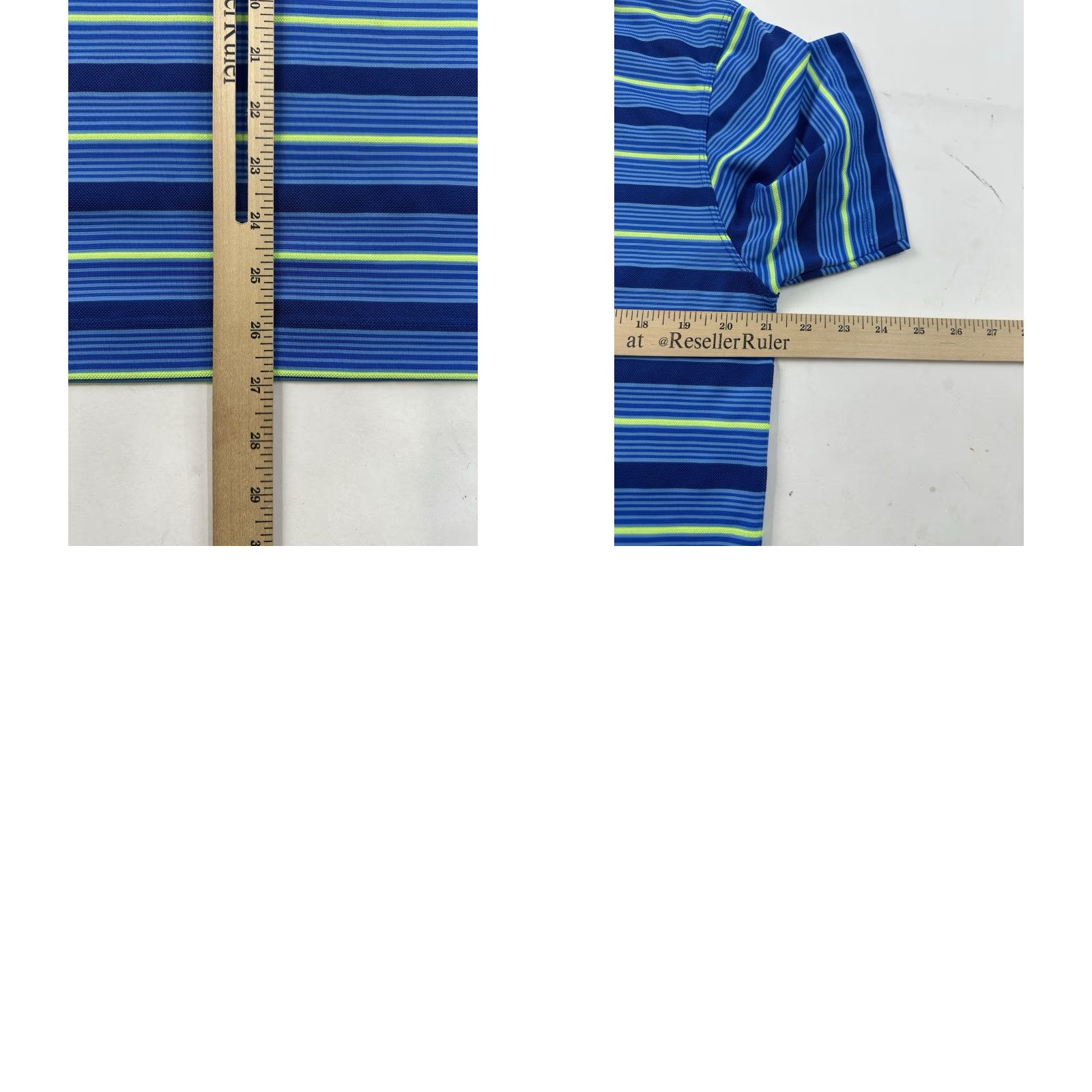 Nike Nike Shirt Mens Medium Blue Striped Golf Polo Dri-Fit Tour Performance Victory Size US M / EU 48-50 / 2 - 8 Thumbnail