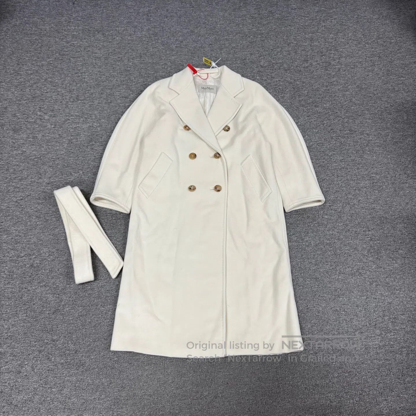 Max Mara MaxMara size 34 Goat hair cashmere coat with double row but Size S / US 4 / IT 40 - 1 Thumbnail