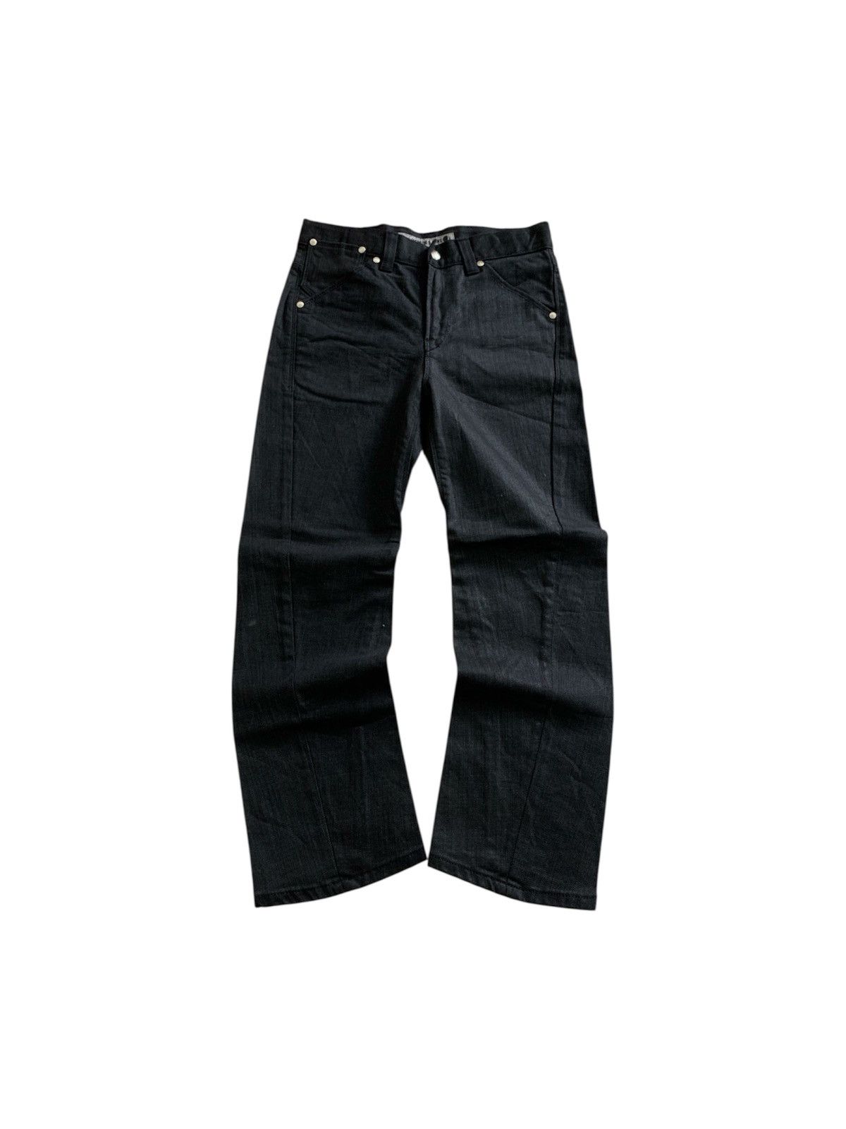 Levi's Vintage Clothing Vintage Levi’s Engineered 1999 Black Coated Jeans Size US 26 / EU 42 - 10 Thumbnail