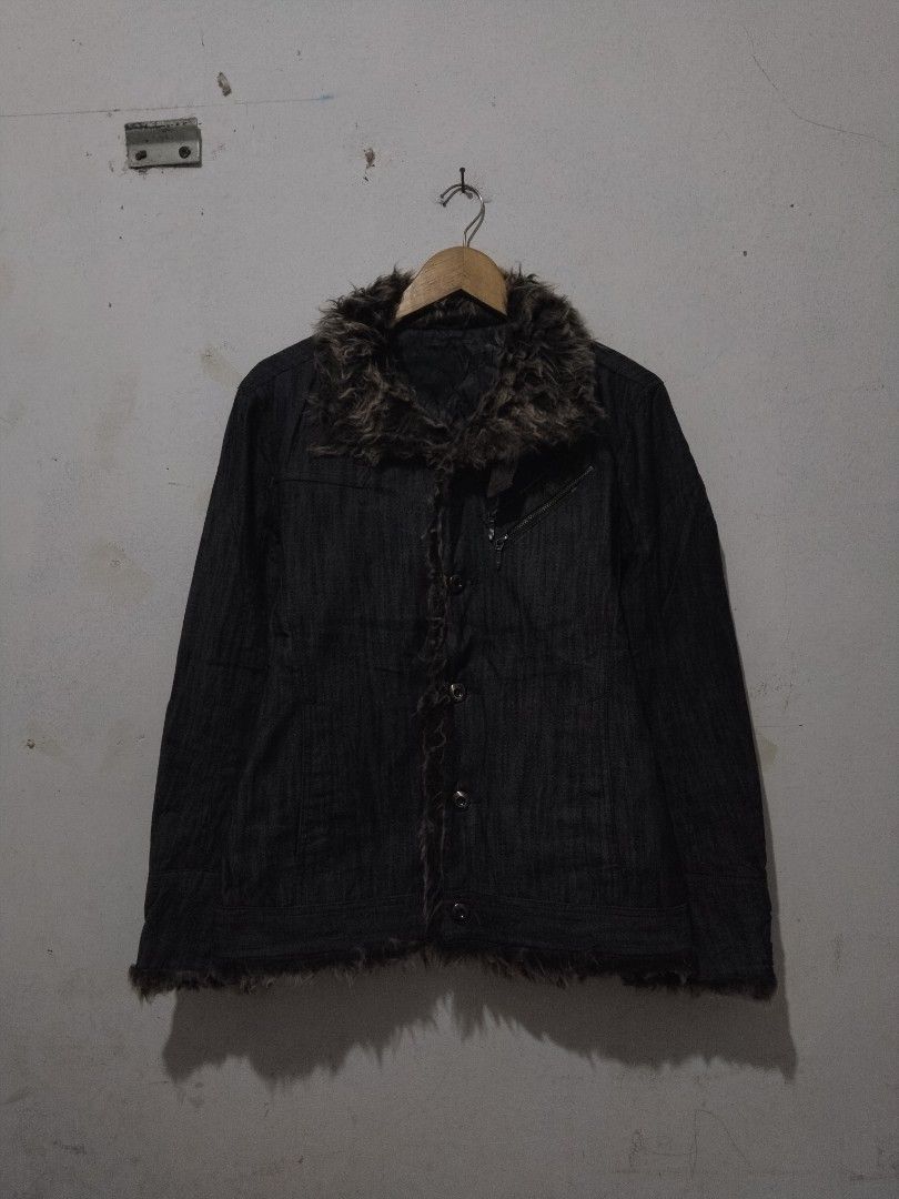 japanese fur jacket reteo punk design