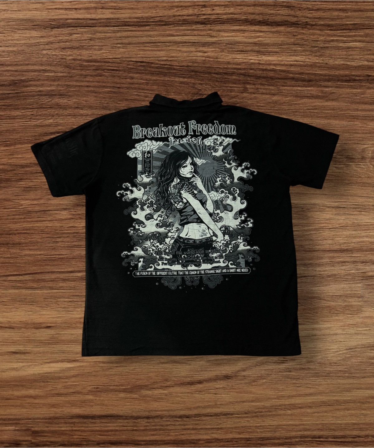 If Six Was Nine Japanese Brand Lock Heaven The Japanese Explosion Polo Tee Size US L / EU 52-54 / 3 - 1 Thumbnail