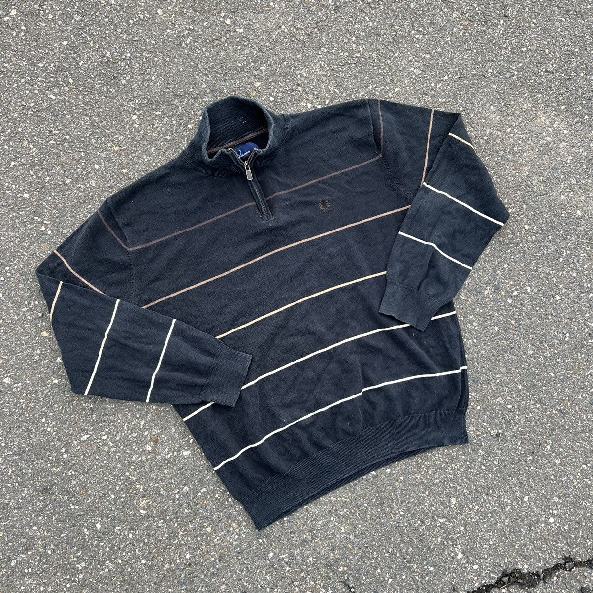 Fred Perry Fred Perry 1/2 Zip Sweatshirt Jumper Size US XL / EU 56 / 4 - 2 Thumbnail