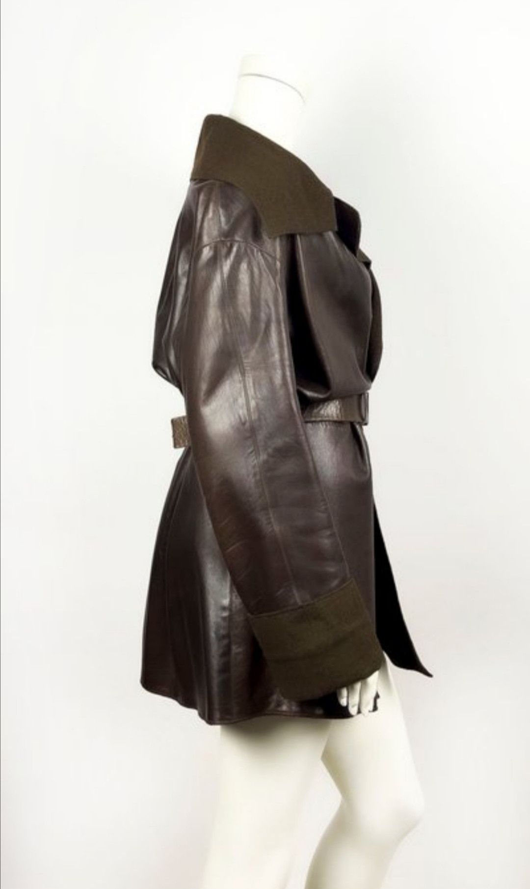 Chanel Veste cuir et cachemire Chanel Size L / US 10 / IT 46 - 6 Thumbnail