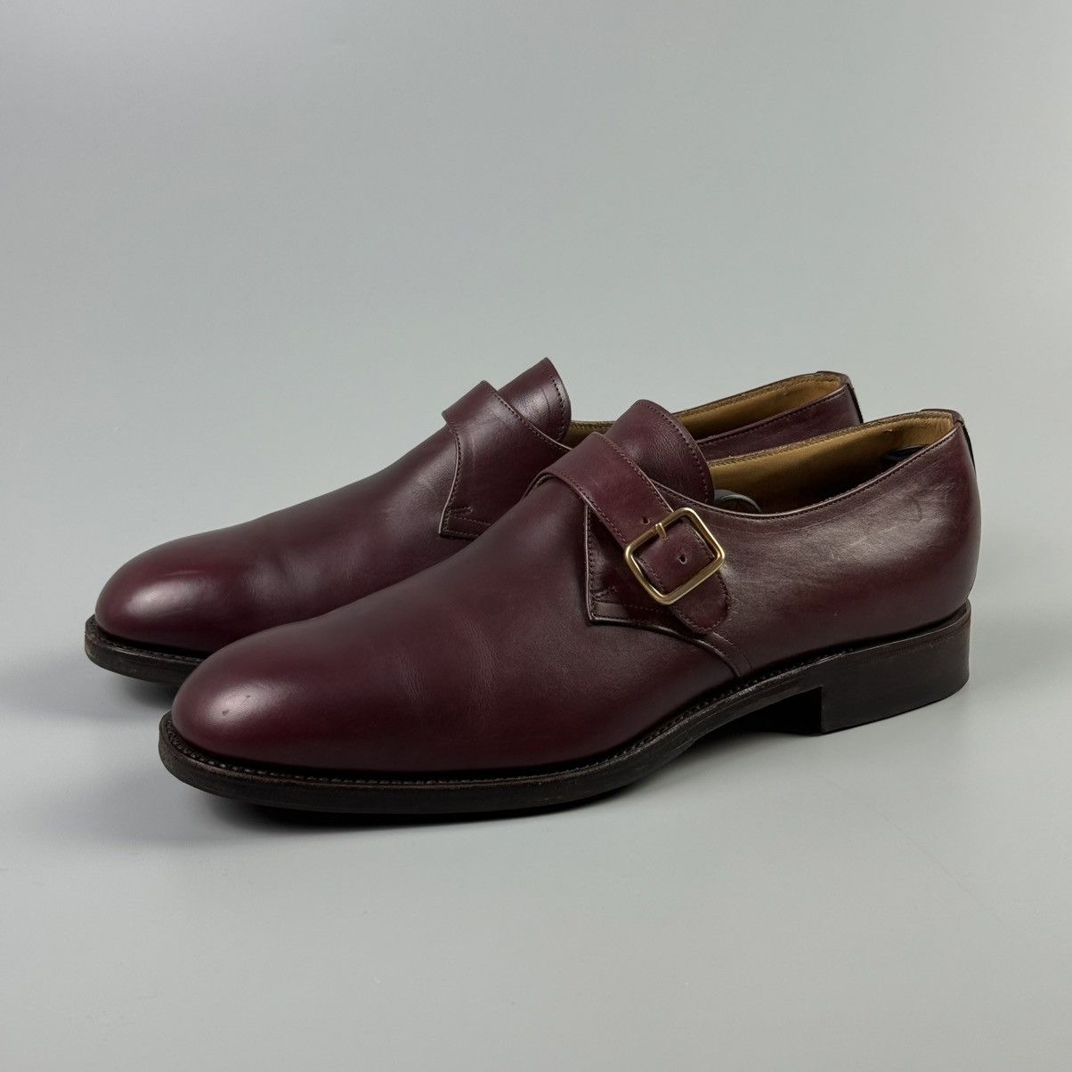 Carmina Carmina 565 Single Monk Shoes Size US 8 / EU 41 - 6 Thumbnail