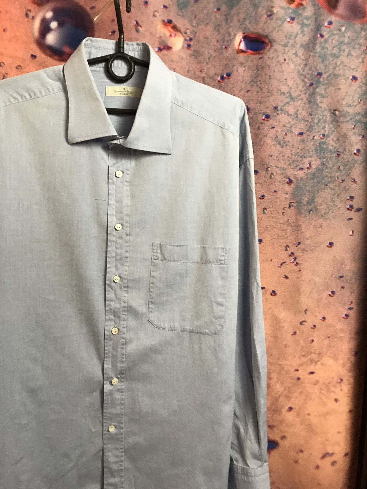 Ermenegildo Zegna Vintage Ermenegildo Zegna luxury shirt Size US XL / EU 56 / 4 - 1 Thumbnail