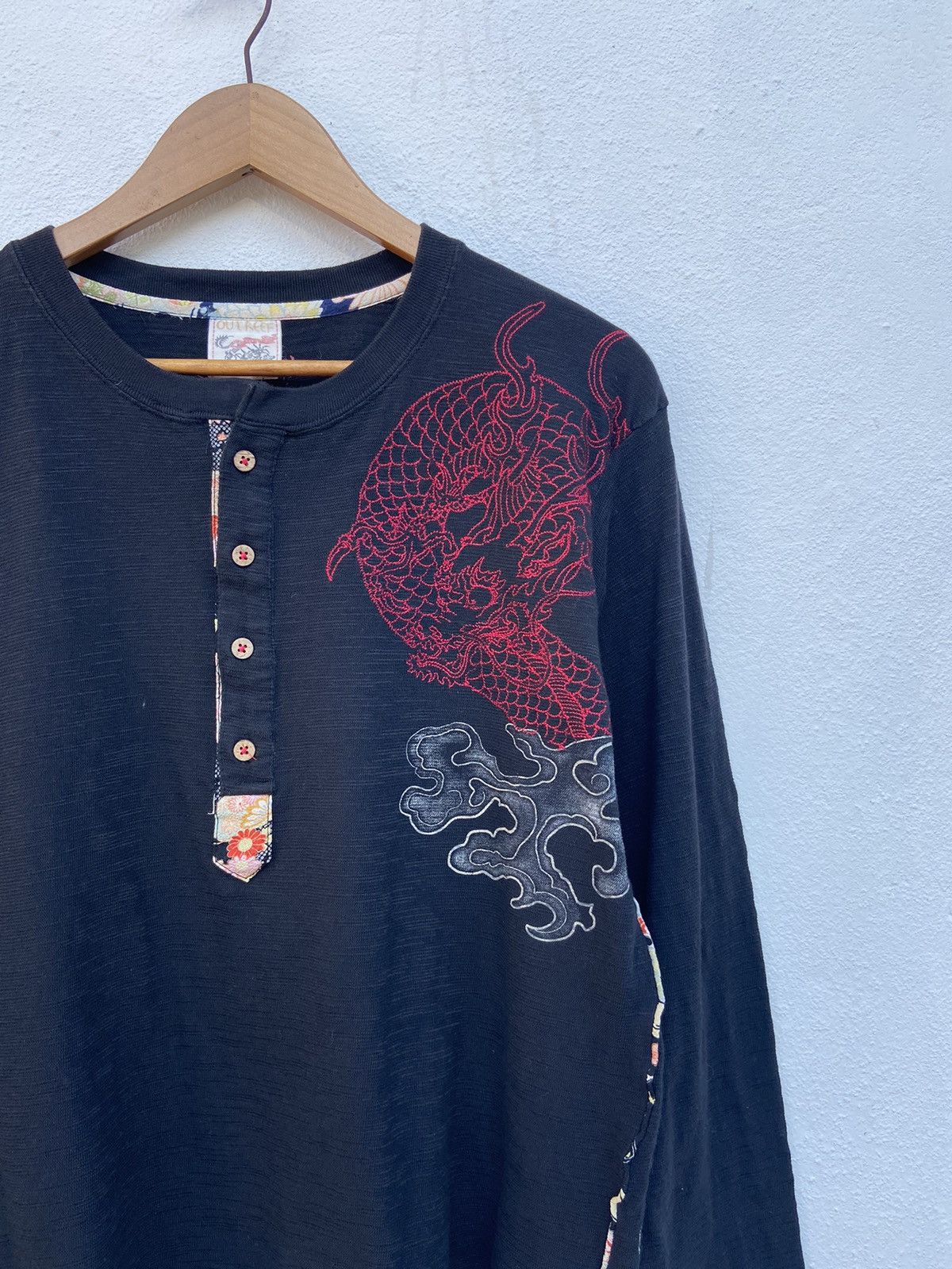 If Six Was Nine Fish koi Sukajan t shirt Dragon tees Size US M / EU 48-50 / 2 - 5 Thumbnail