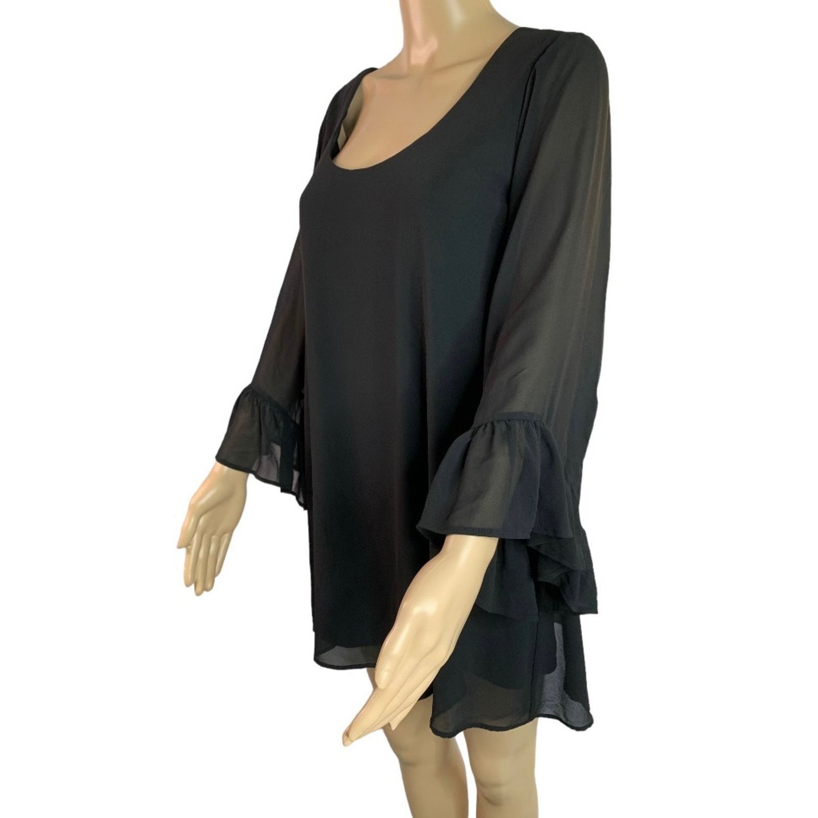 Show Me Your MuMu Show Me Your Mumu Boomerang Low Back Black Mini Dress Size S Size XS / US 0-2 / IT 36-38 - 10 Thumbnail