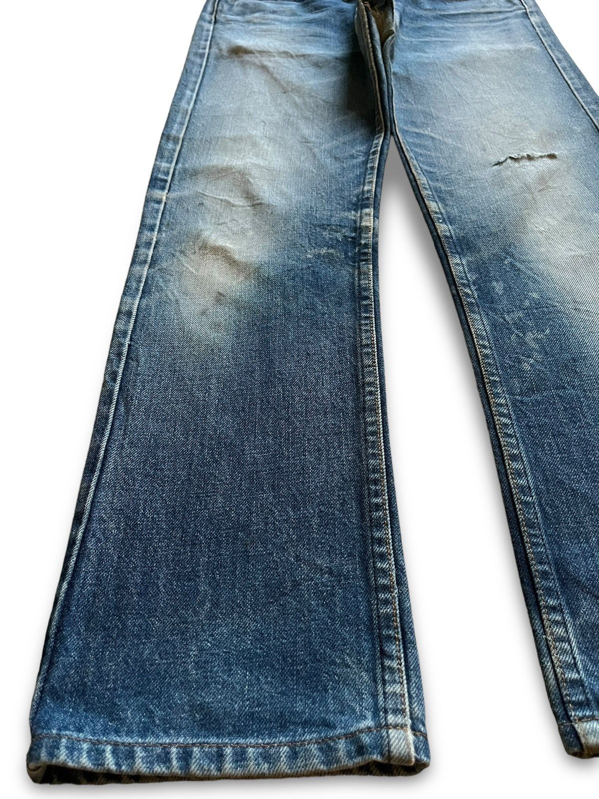 A.P.C. Vintage Apc Paris Button Fly Faded Wash Distressed Jeans Size US 30 / EU 46 - 6 Thumbnail
