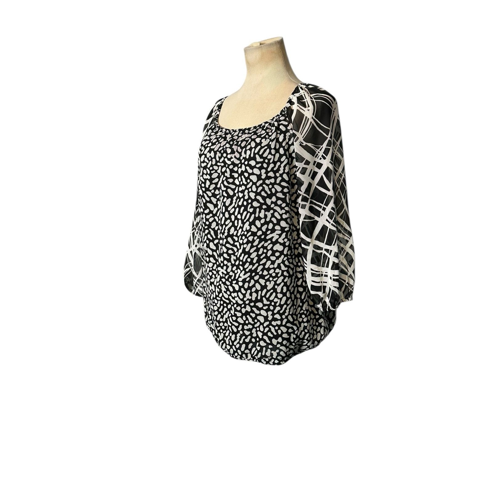 Ann Taylor Ann Taylor 3/4 sleeves tunic blouse size Small Size S / US 4 / IT 40 - 7 Thumbnail