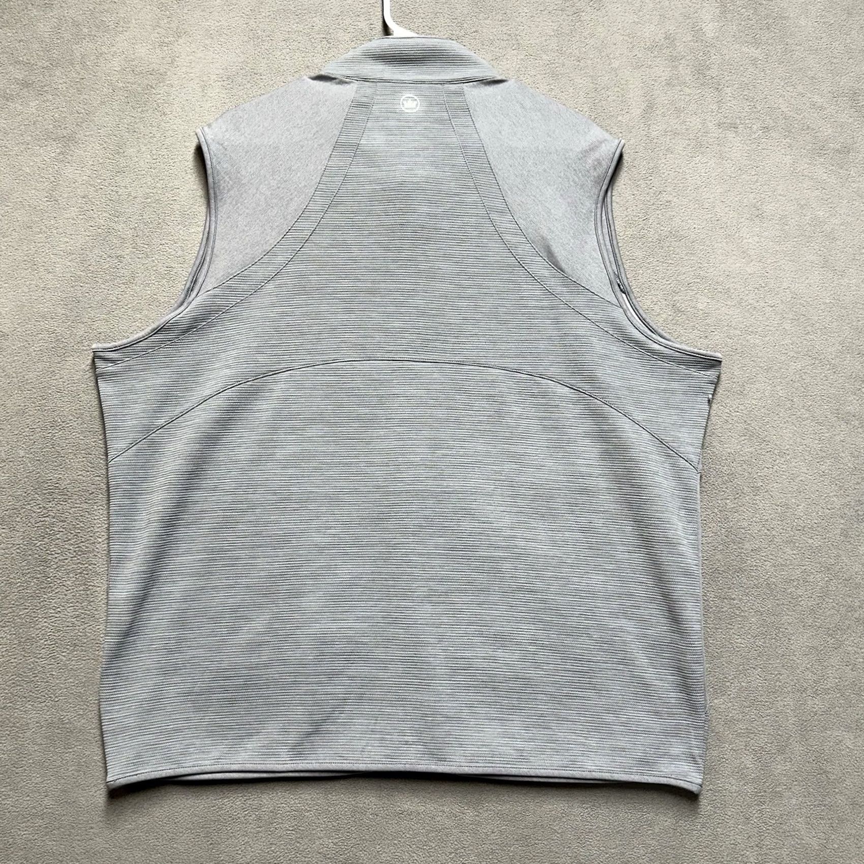 Peter Millar Peter Millar Vista Hybrid Vest XL Gray Full Zip Logo Pockets Golf Mens Size US XL / EU 56 / 4 - 2 Thumbnail