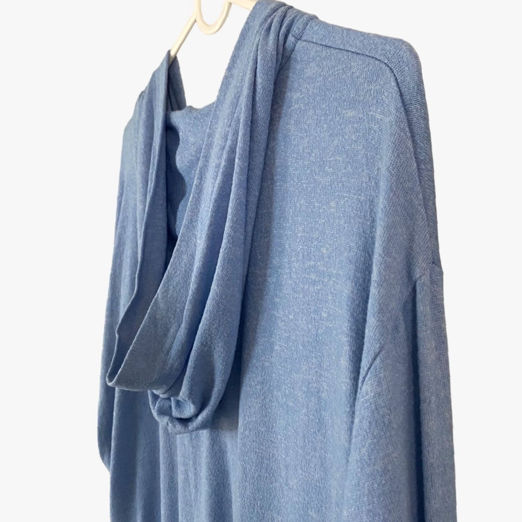 Victoria's Secret Victoria's Secret Pink Lace Up Hoodie Sweatshirt Blue Women's XS Stretch Sweater Size XS / US 0-2 / IT 36-38 - 6 Thumbnail