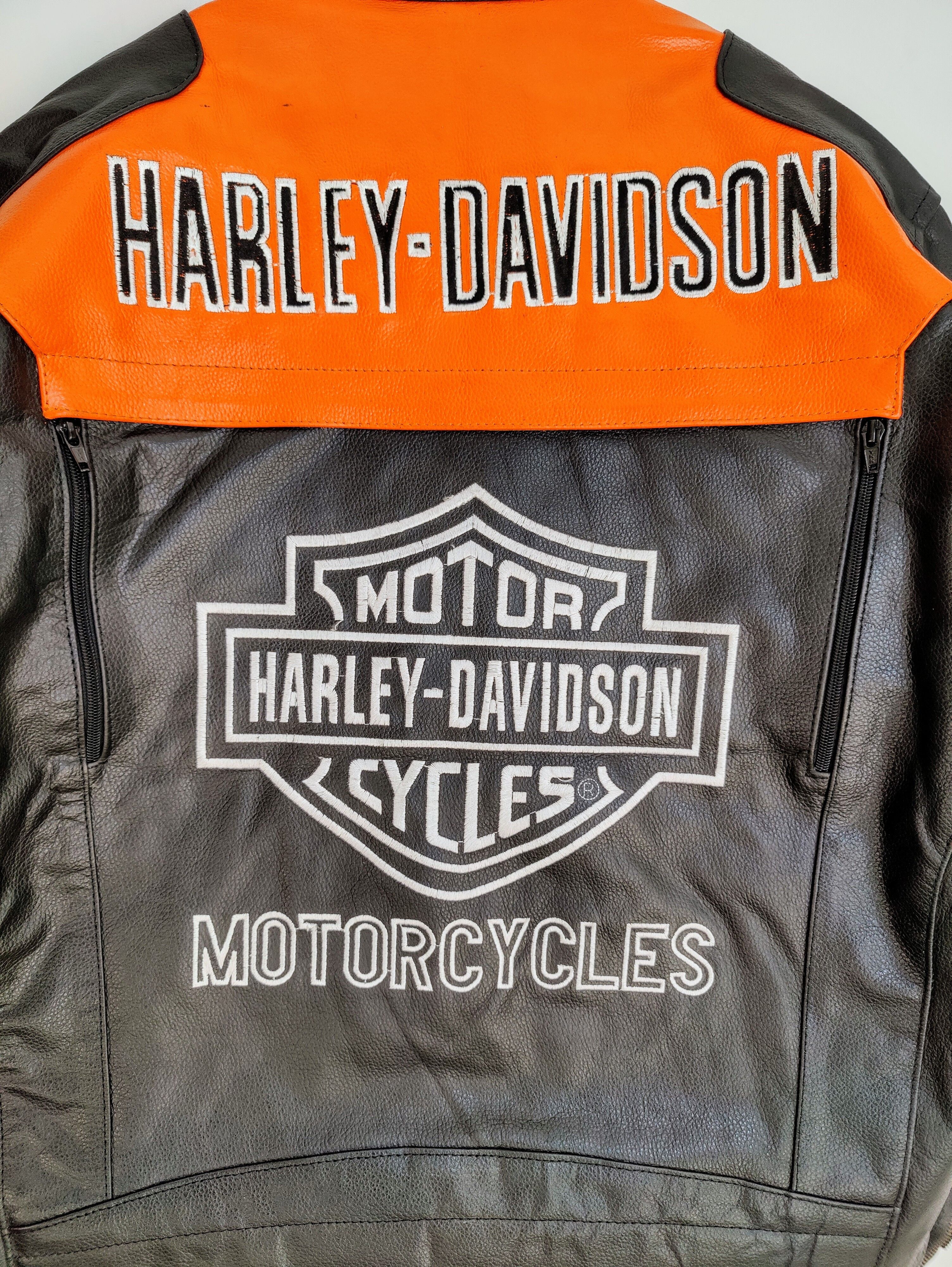 Vintage 🔥 Harley Davidson 🔥 Vintage Biker Leather STREETWEAR Size US L / EU 52-54 / 3 - 10 Thumbnail