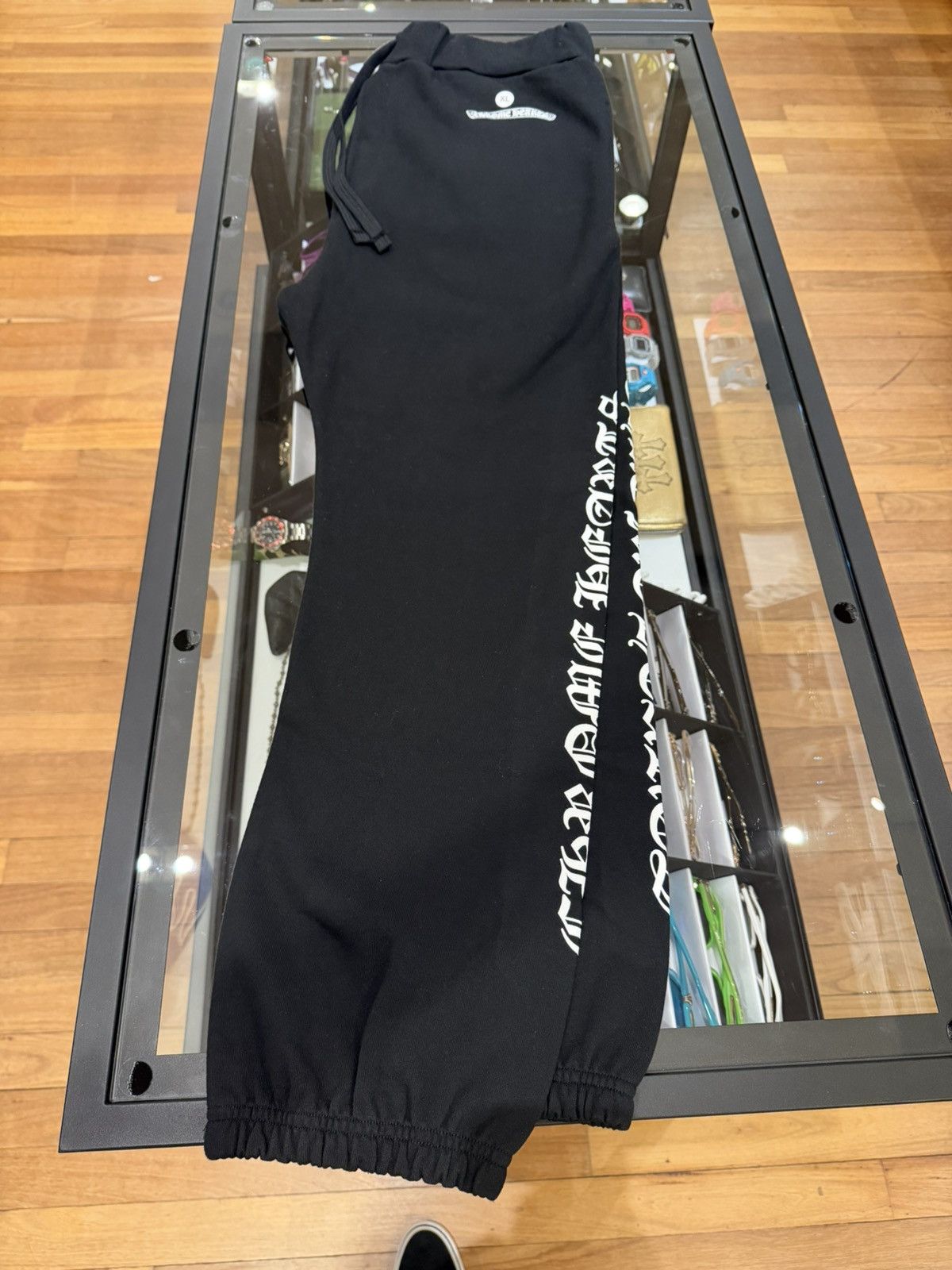 Chrome Hearts Chrome Hearts Leg Print Scroll Sweatpants - Black Size US 36 / EU 52 - 6 Thumbnail