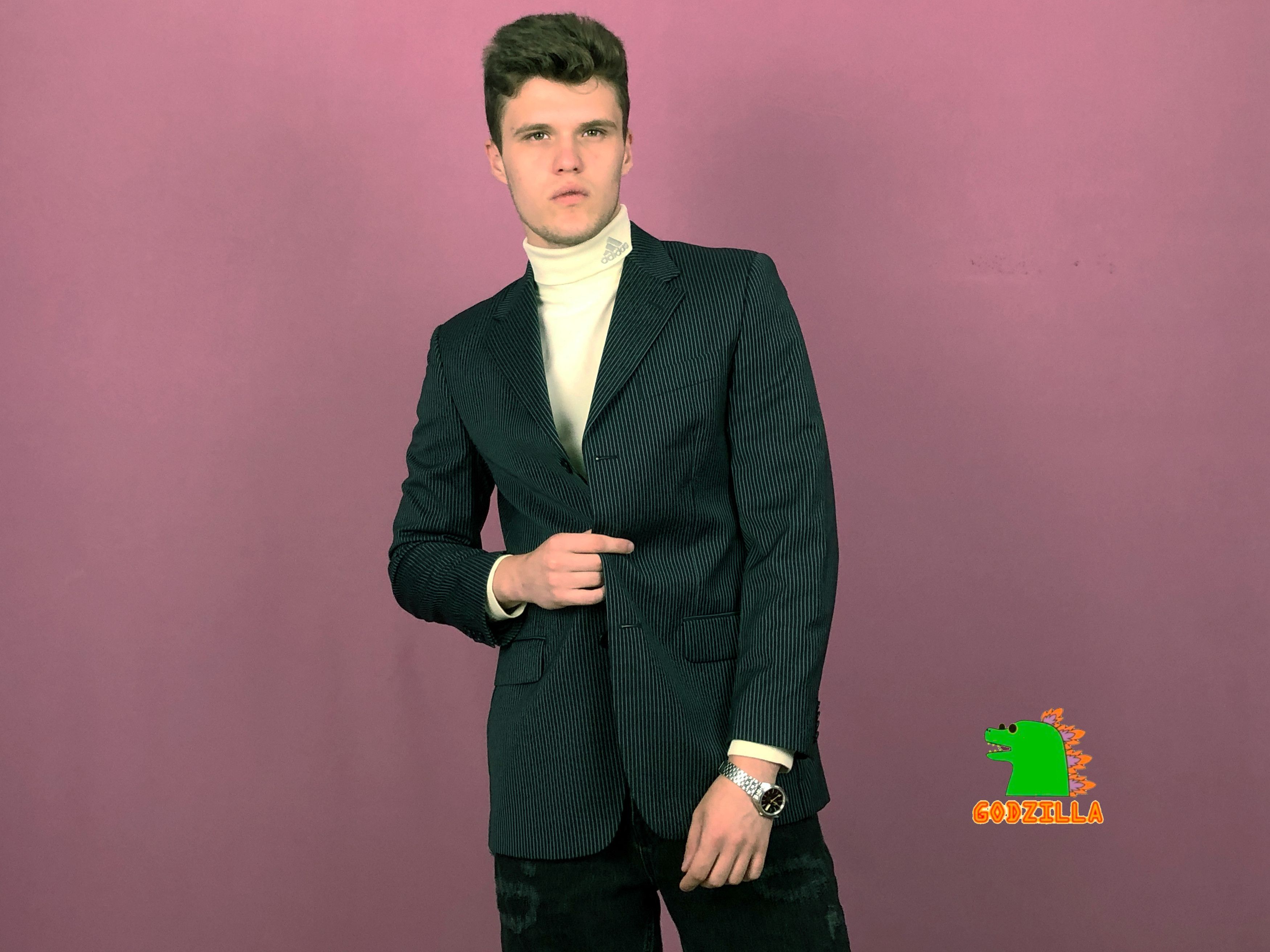Ferre × Gianfranco Ferre Gainfranco Ferre Vintage Men's Suit Blazer Wool Jacket Size 50R - 5 Thumbnail