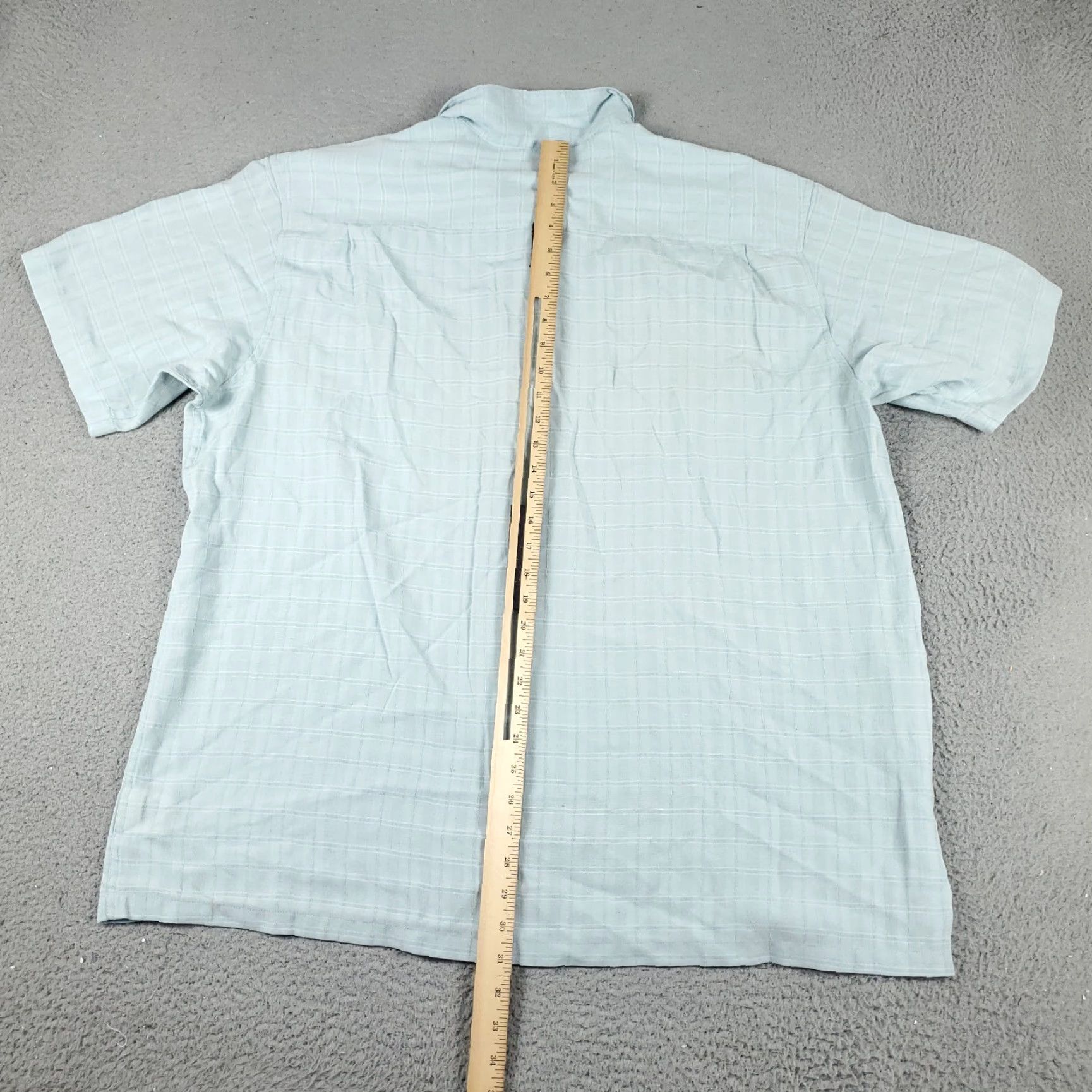 Vintage Columbia Shirt Mens 2XL Blue Plaid Button-Up Short Sleeve Casual Shirt Size US XXL / EU 58 / 5 - 3 Thumbnail