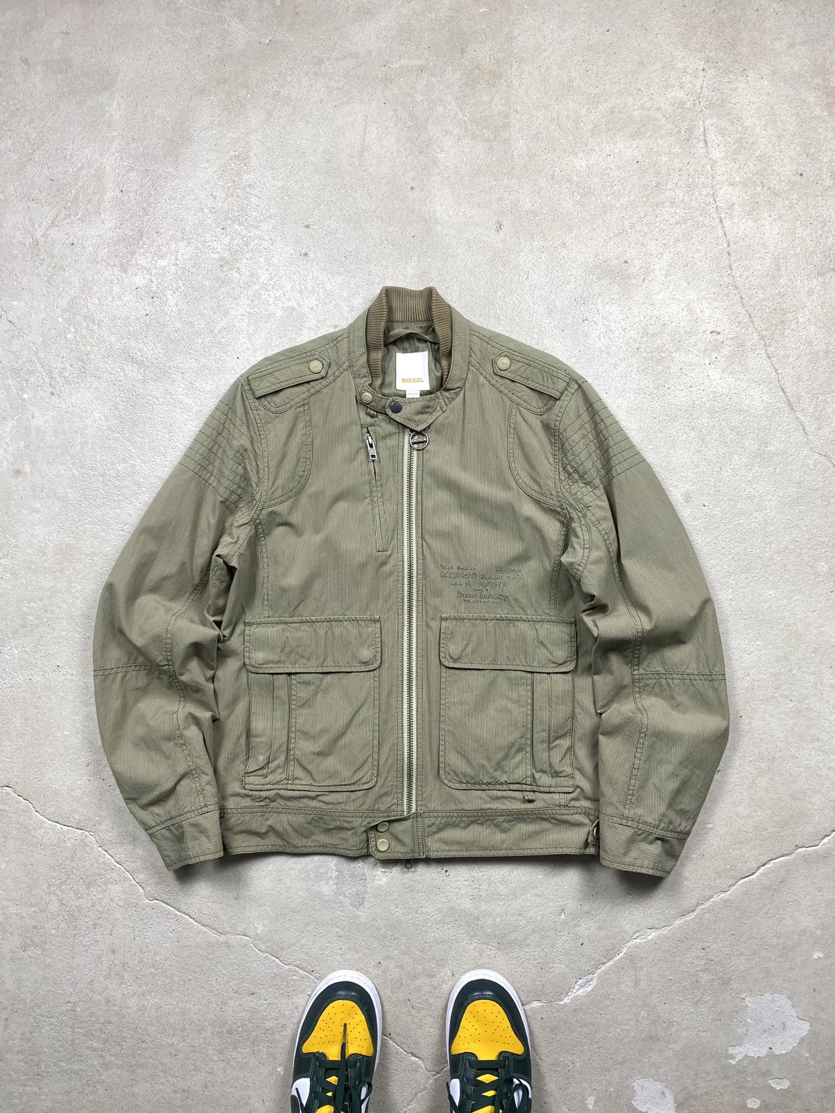 Y2K Vintage Diesel Under Sea Jacket Bomber Archive Hype
