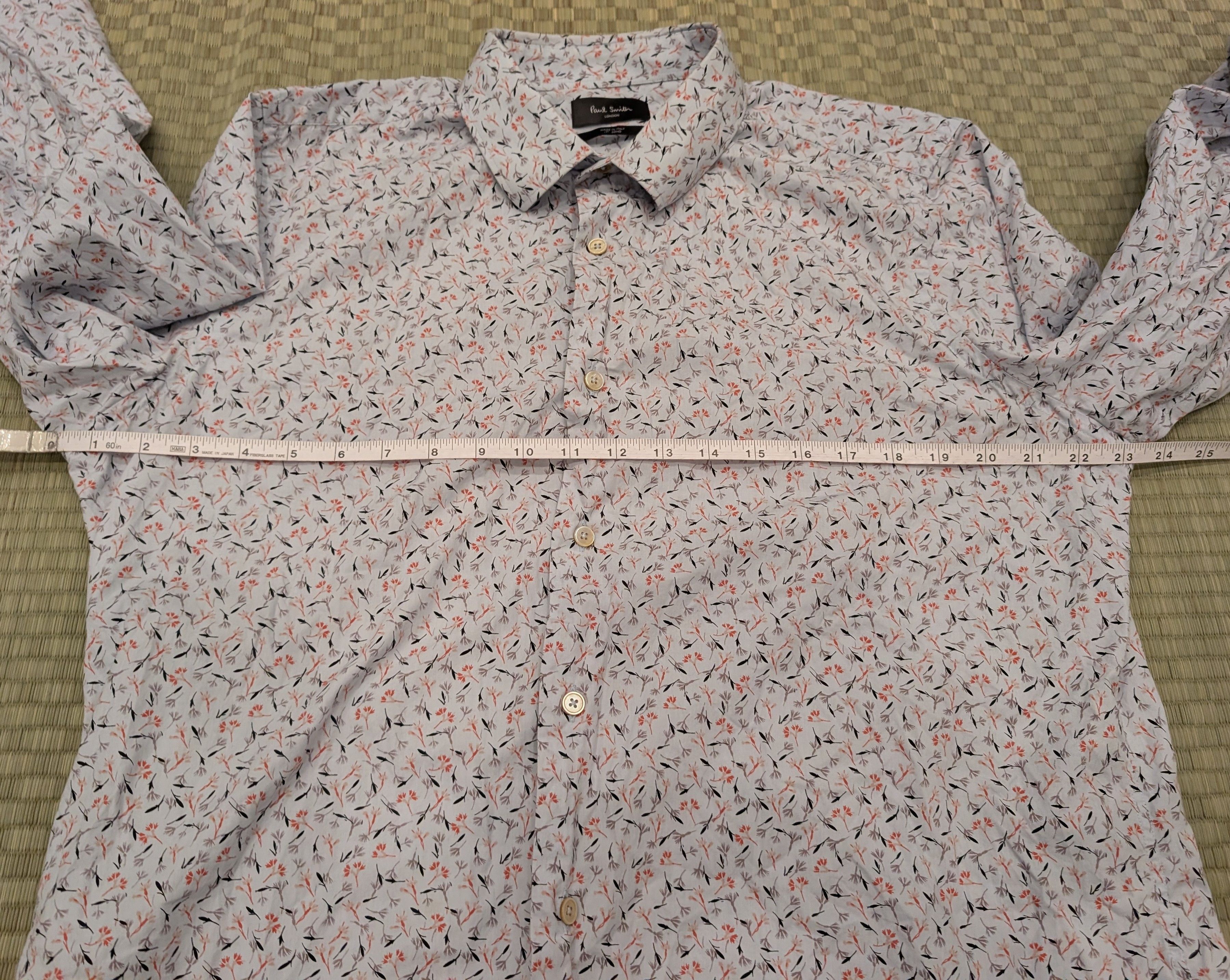 Paul Smith Paul Smith Floral Button Up Shirt Soho Made in Italy Size US L / EU 52-54 / 3 - 5 Thumbnail