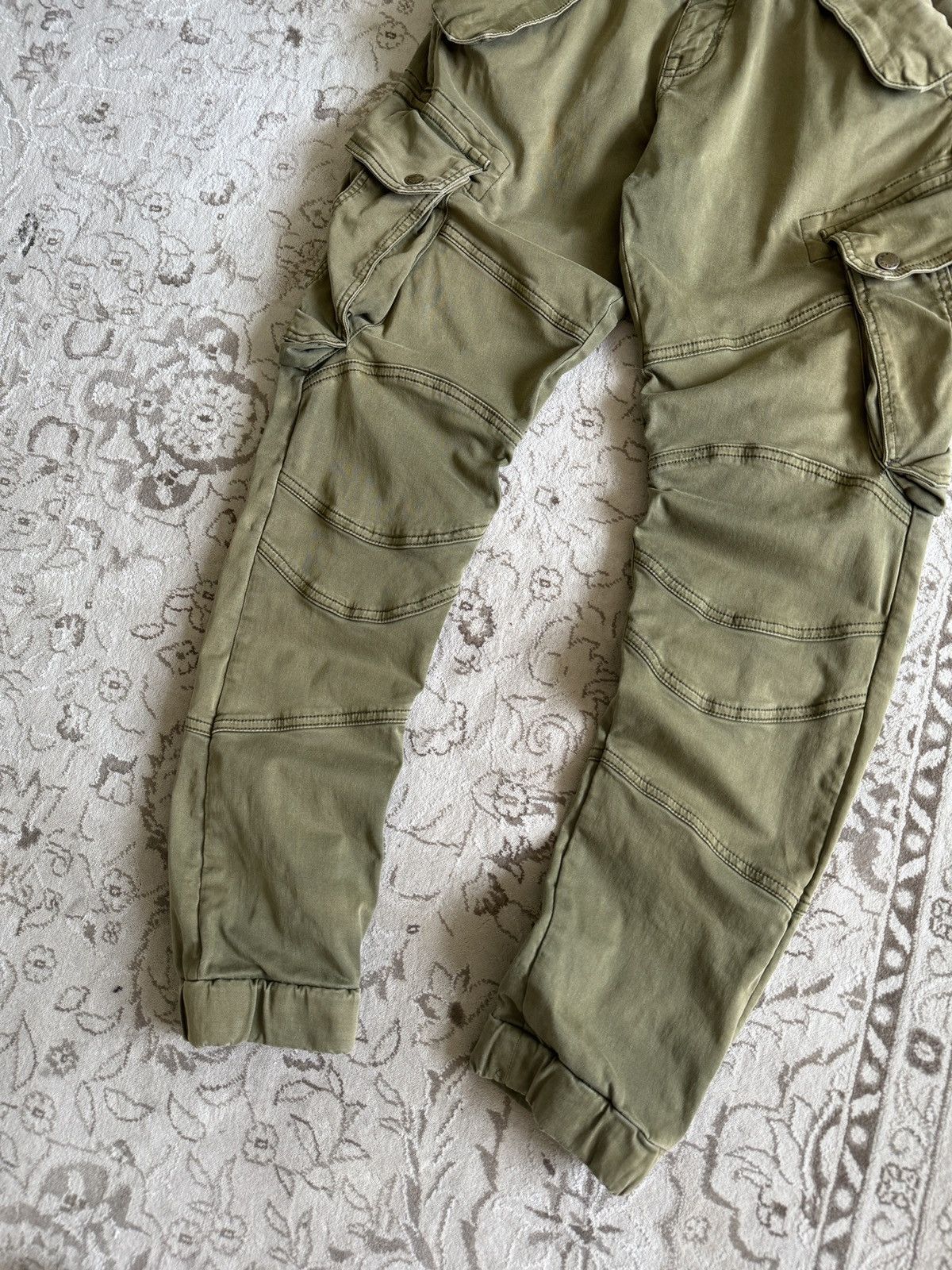 Alpha Industries × Vintage Vintage Alpha Industries Combat Cargo Pants Military Size US 32 / EU 48 - 3 Thumbnail