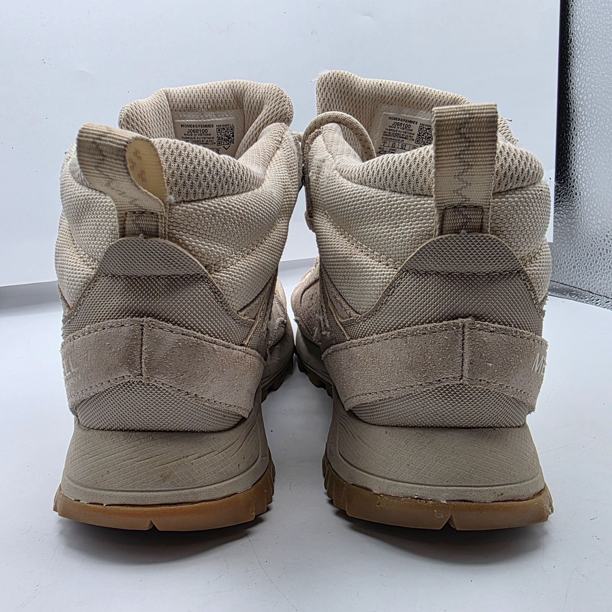 Merrell Merrell Wildwood Womens Size 8 Beige Mid Hiking Boots Waterp Size US 8 / IT 38 - 5 Thumbnail
