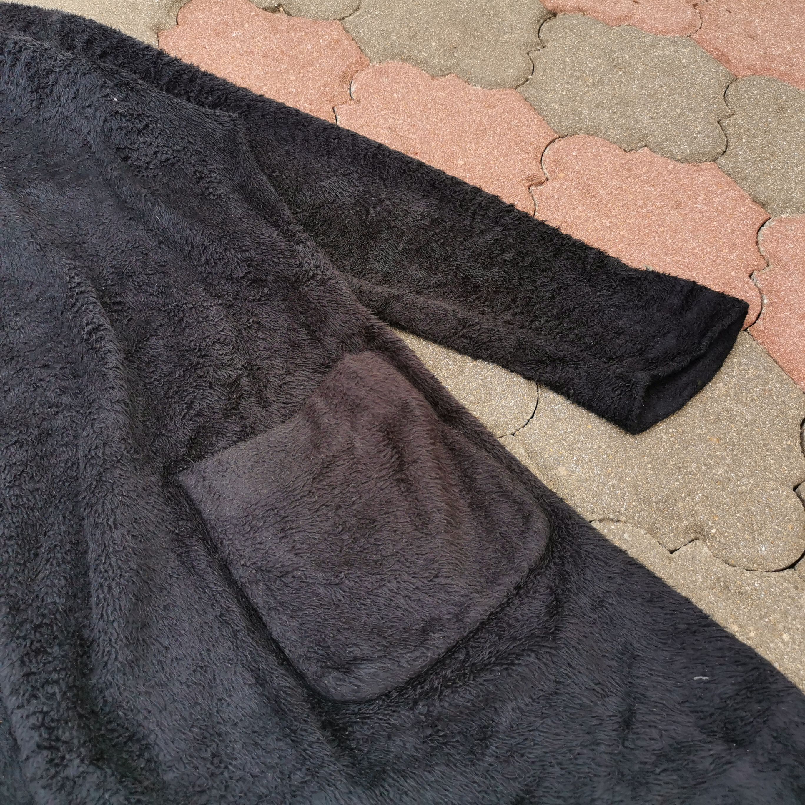 Japanese Brand × Y's × Yohji Yamamoto Y's for Living Yohji Yamamoto Fleece Cardigan Jacket Size US L / EU 52-54 / 3 - 3 Thumbnail