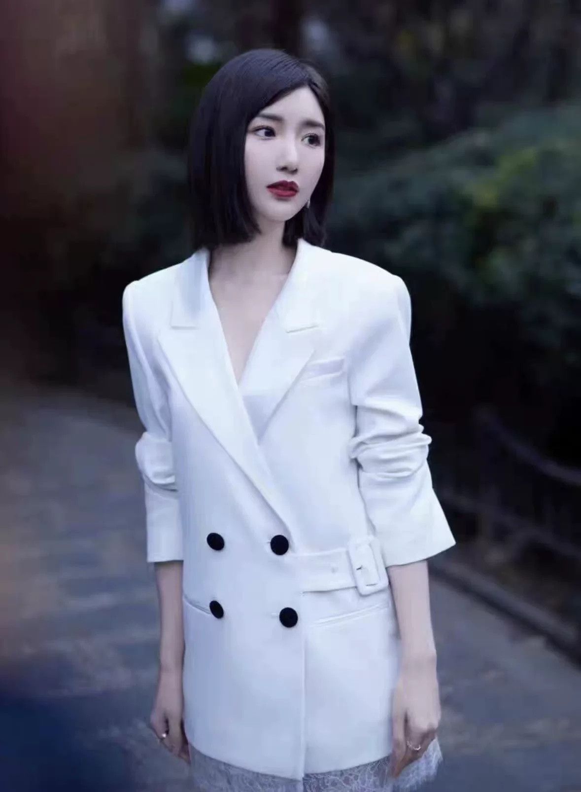 Self-Portrait White Lace Blazer Dress by Self-Portrait Size M / US 6-8 / IT 42-44 - 1 Thumbnail