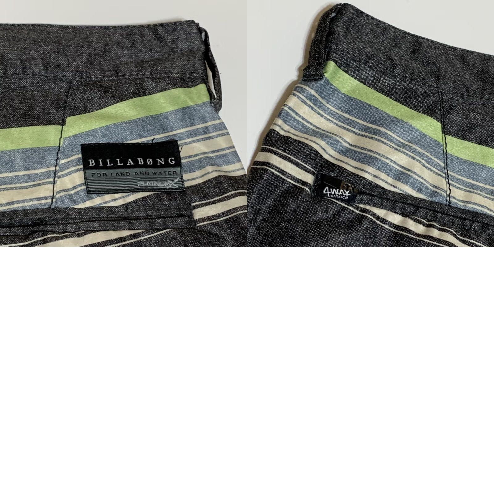 Billabong Billabong for Land and Water Platinum Stretch Swim Trunks Bottom Mens 34 Camouflage Multicolor 89% Polyester 11% Spandex Stretch Recreational Size US 34 / EU 50 - 8 Thumbnail