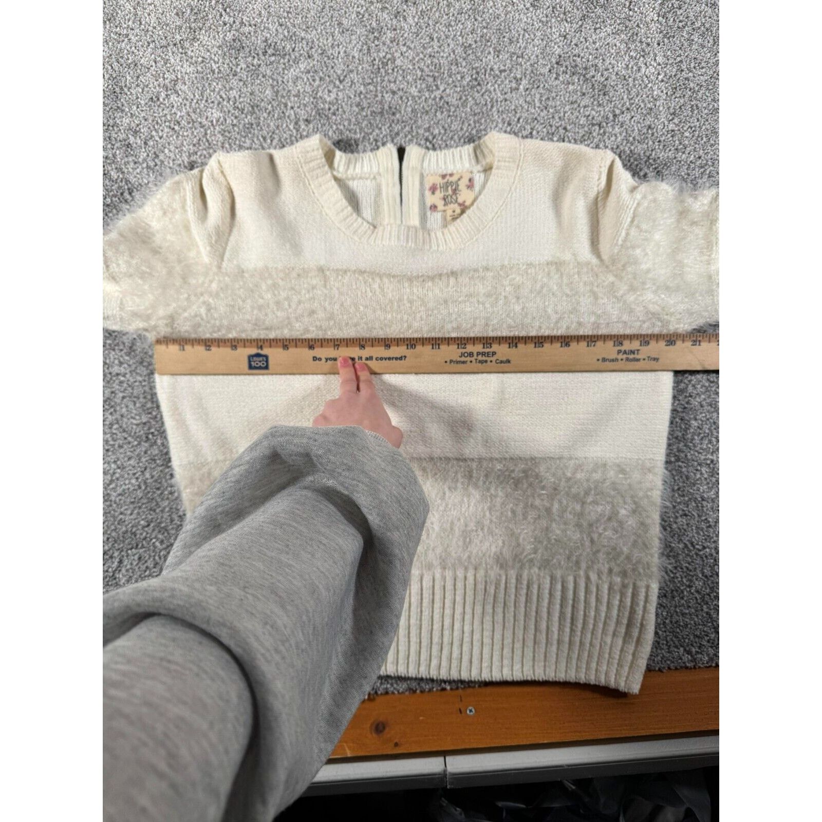 Other Hippie Rose Sweater Women Medium Cottagecore Fairy Fuzzy Size M / US 6-8 / IT 42-44 - 8 Thumbnail