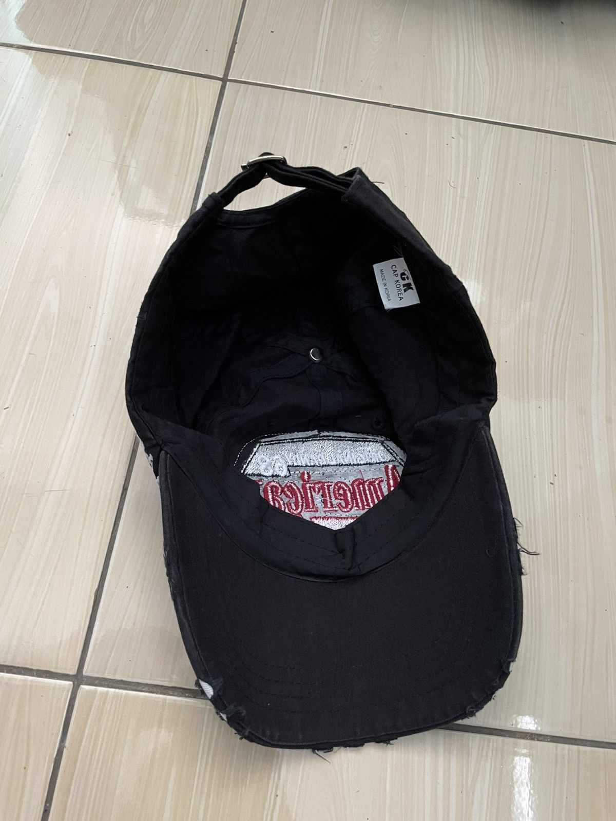 Japanese Brand Vintage PLAYER ENERGY NEW YORK Distressed style ca Size ONE SIZE - 3 Thumbnail