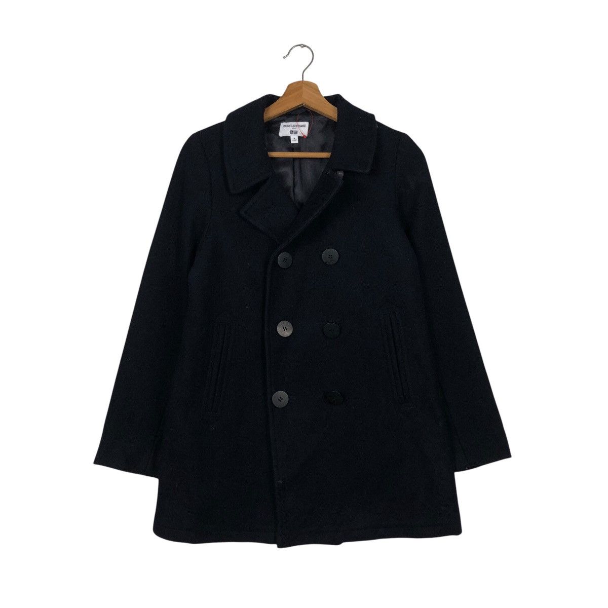 Japanese Brand 📌Vintage Wool Jacket Double Breast Ines De La Fressange Size US M / EU 48-50 / 2 - 2 Thumbnail