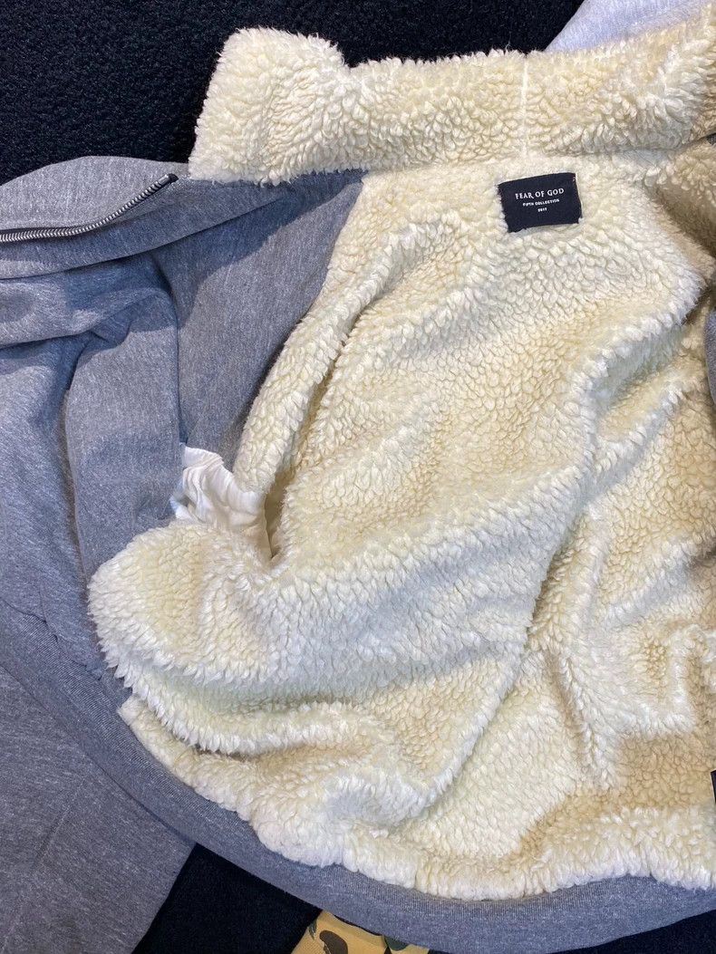 Fear of God Fear of God Season 5 lambswool hooded jacket Size US S / EU 44-46 / 1 - 8 Thumbnail