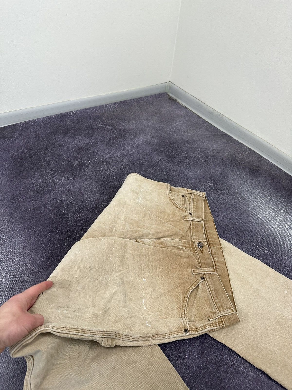 Dickies Vintage Dickies Faded Carpenter Baggy USA Opium Work Pants Size US 36 / EU 52 - 10 Thumbnail