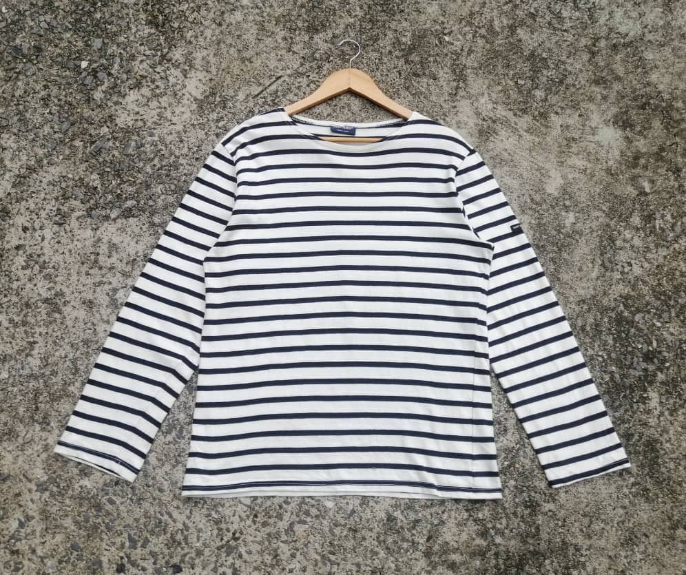 Saint James Saint James Longsleeve Stripe Shirt Size M / US 6-8 / IT 42-44 - 1 Thumbnail
