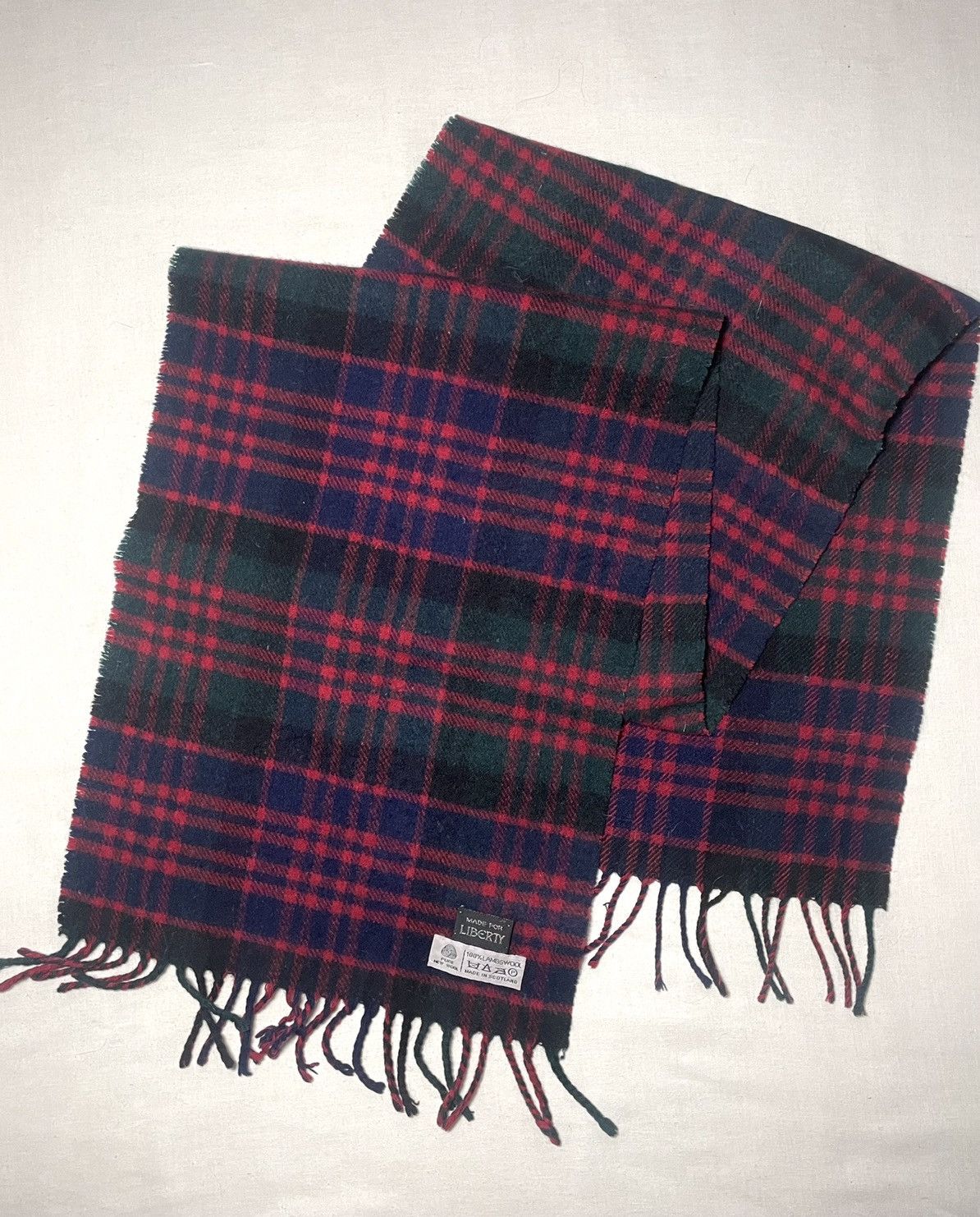 Liberty × Liberty London Liberty tartan wool scarf Size ONE SIZE - 2 Thumbnail