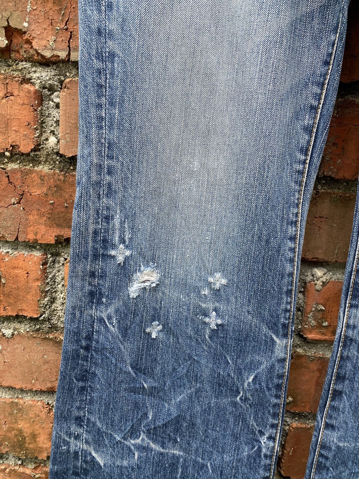 Blue Blue Japan × If Six Was Nine × Tornado Mart W33x33.5 blue way flare boot cut denime japanese brand Size 33" - 5 Thumbnail