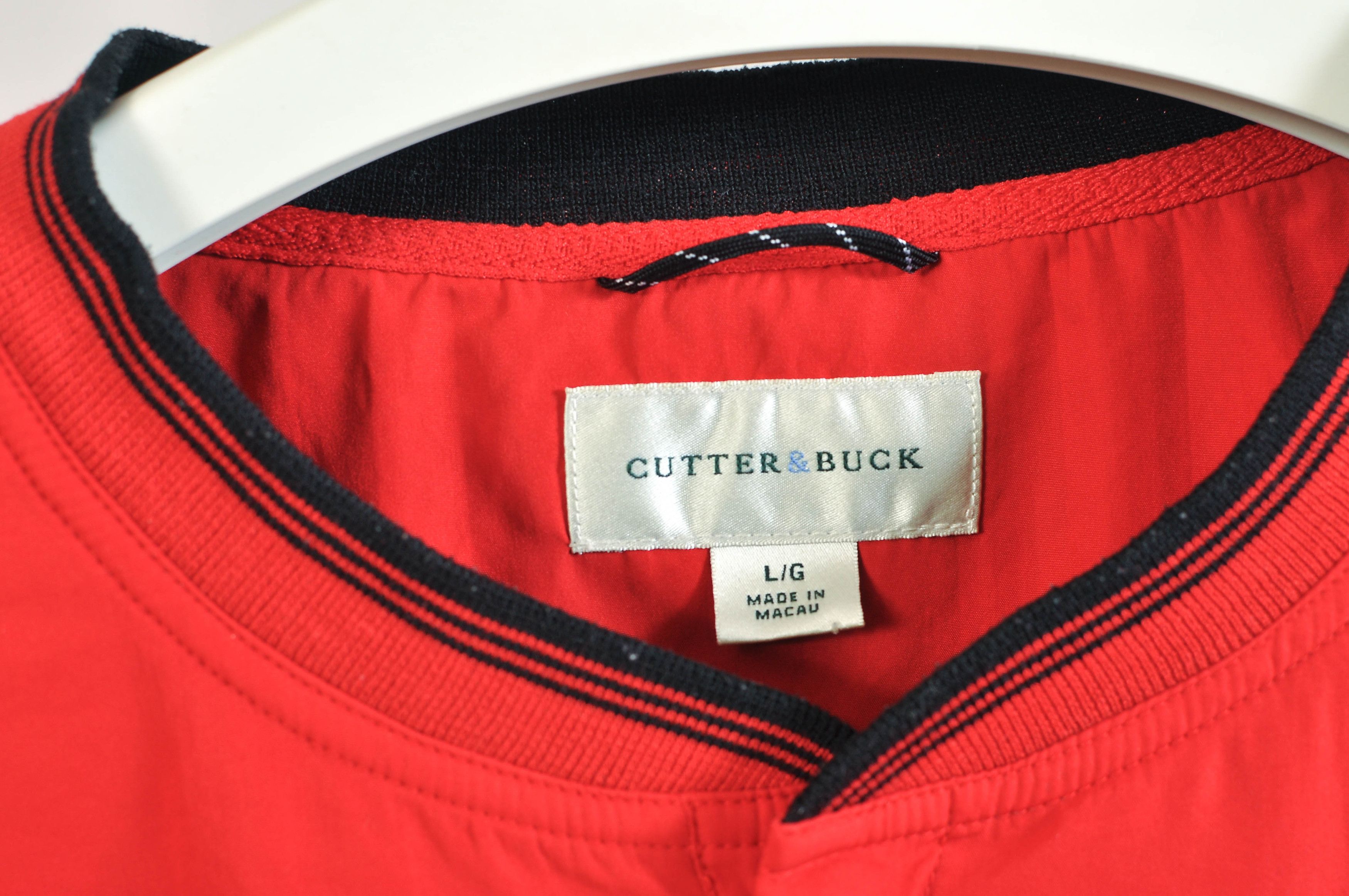 Cutter & Buck Red Cutter & Buck Overhead Jacket | Size L Size US L / EU 52-54 / 3 - 2 Thumbnail