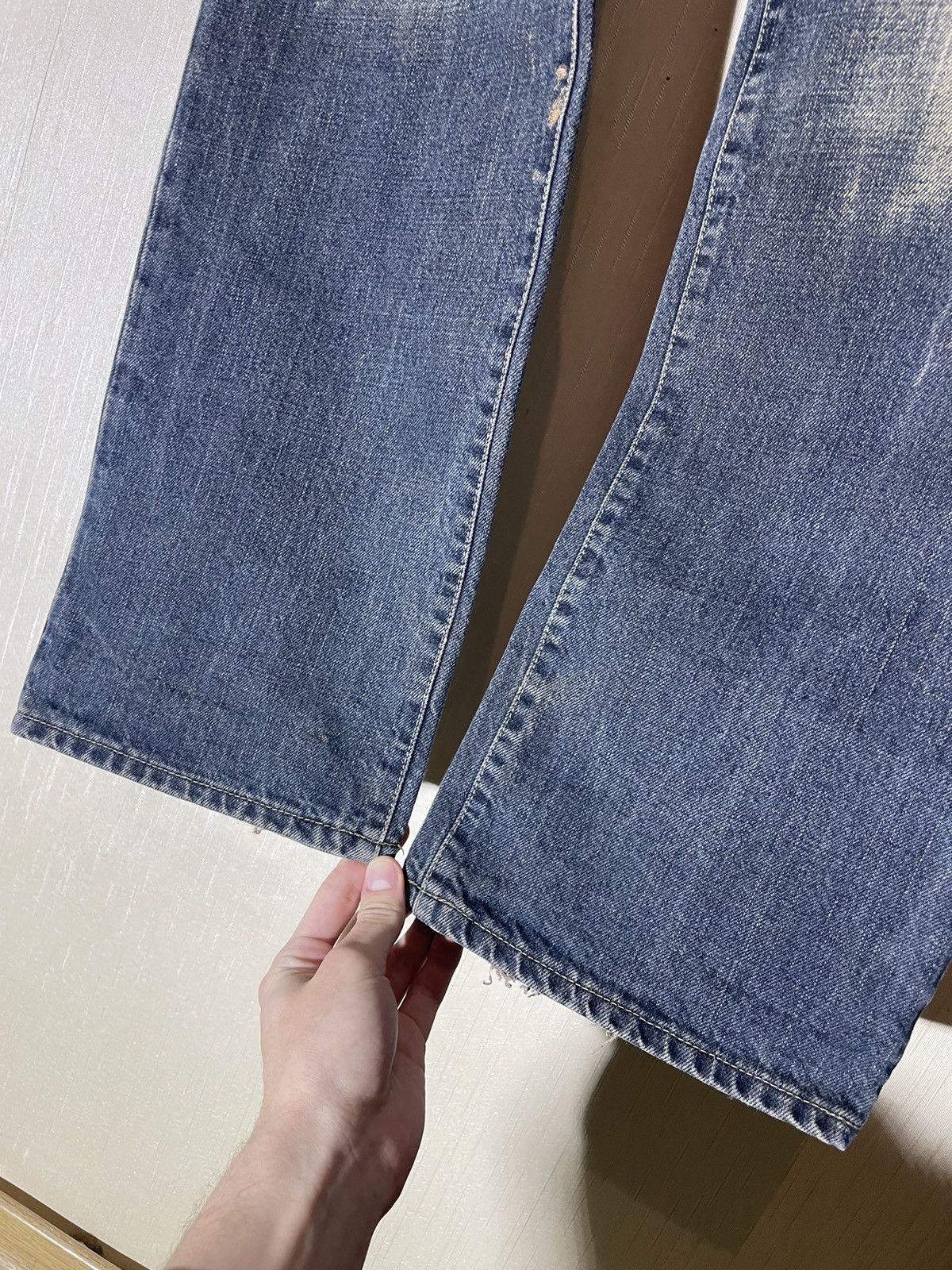 Armani × Japanese Brand × Vintage Armani Japanese vintage avantgarde denim jeans Size US 34 / EU 50 - 6 Thumbnail