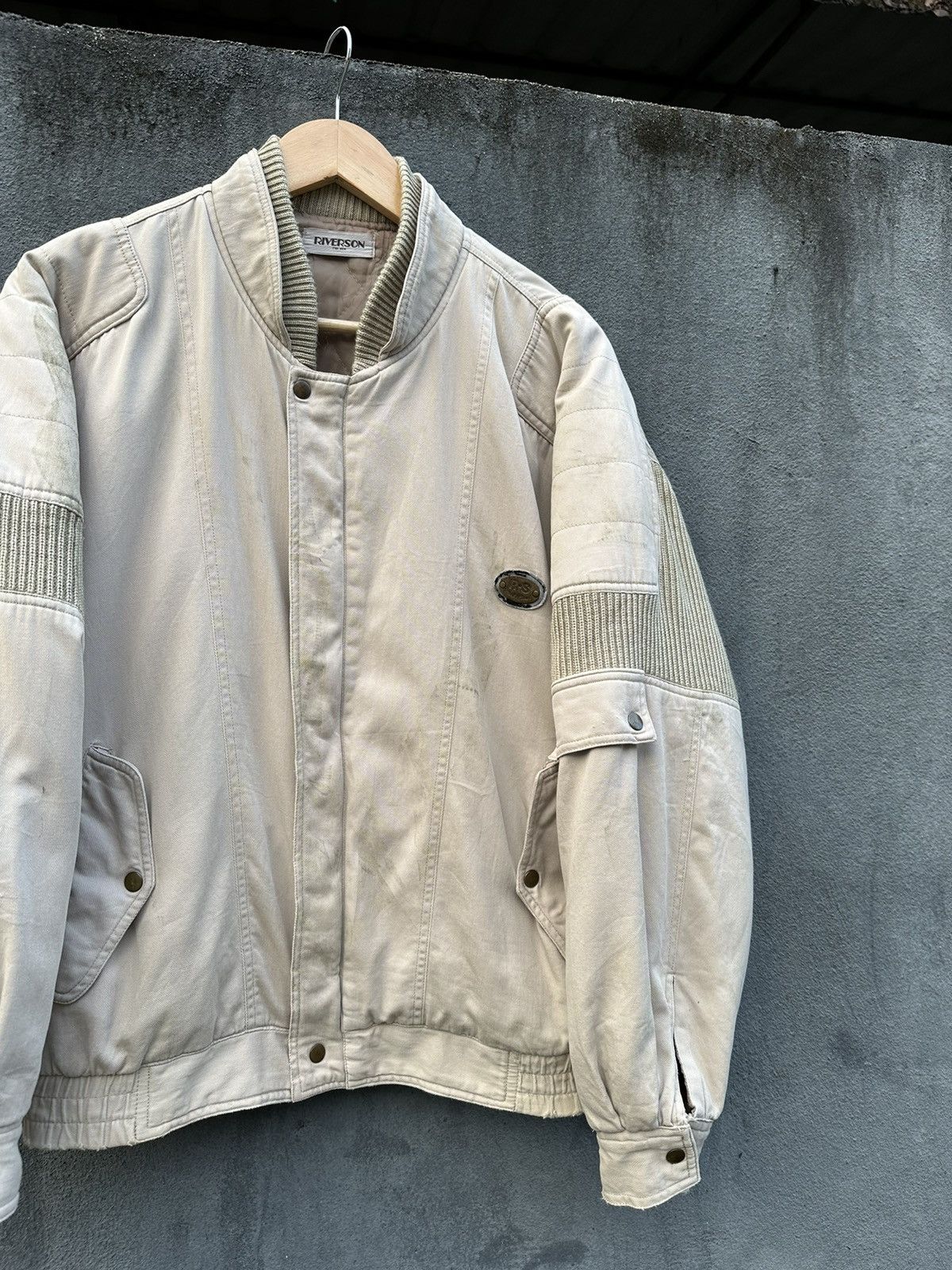 Vintage 👹Vintage Riverson Parachute Bomber Jacket Size US M / EU 48-50 / 2 - 5 Thumbnail