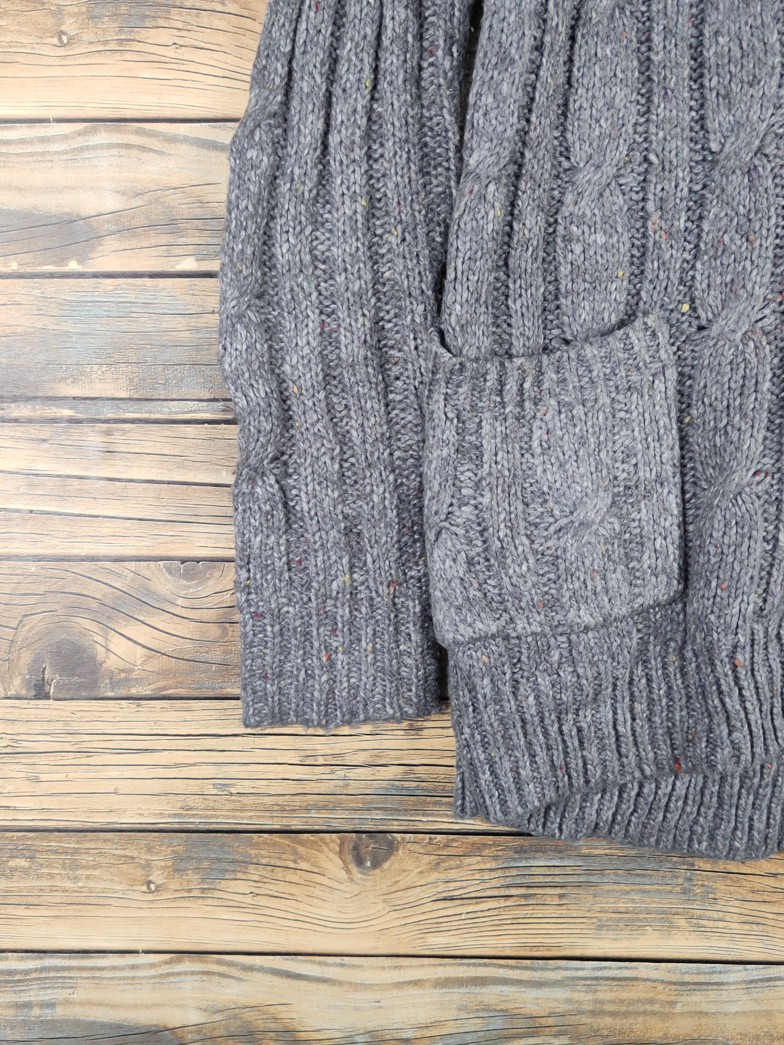 Aran Isles Knitwear World Basic Dark Gray Knitwear Cardigan #W1345 Size US M / EU 48-50 / 2 - 4 Thumbnail