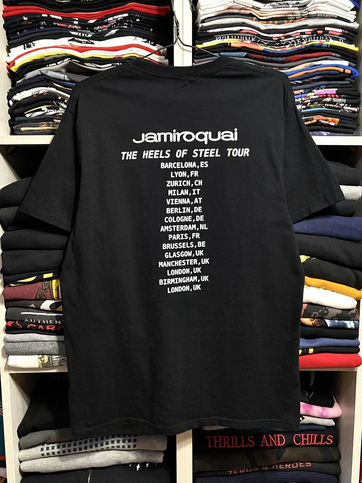 Band Tees Jamiroquai The Heels Of Steel Tour Funk Acid Band T-Shirt Size US L / EU 52-54 / 3 - 8 Thumbnail