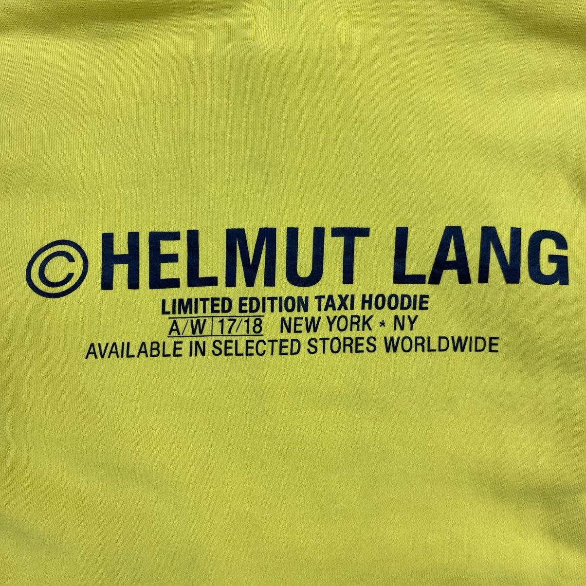 Helmut Lang AW 17/18 Collection Limited Edition Taxi Hoodie Size US M / EU 48-50 / 2 - 5 Thumbnail
