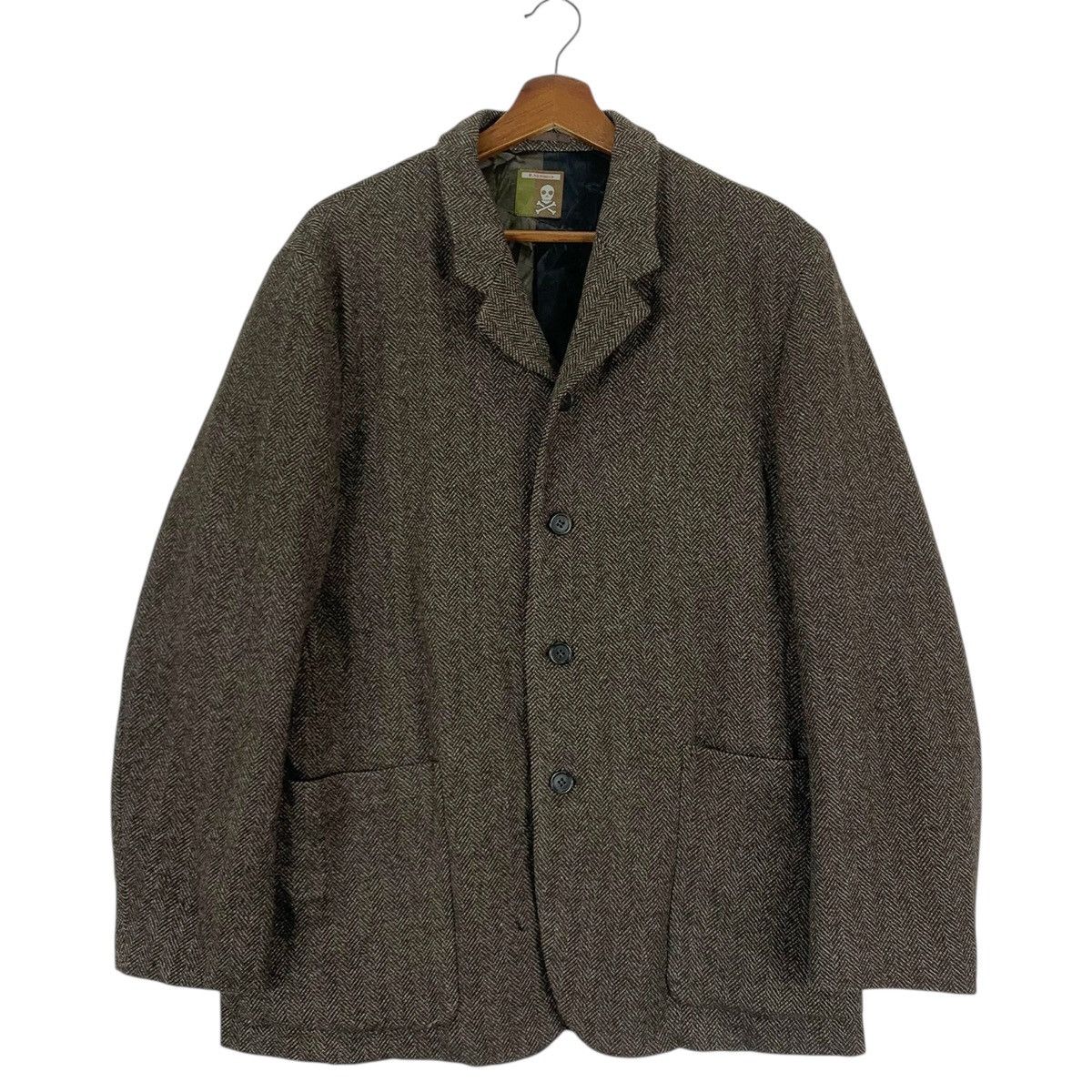 Japanese Brand × Paul Smith × R.Newbold Vintage R. Newbold Brown Blazer Coat Size US L / EU 52-54 / 3 - 1 Thumbnail
