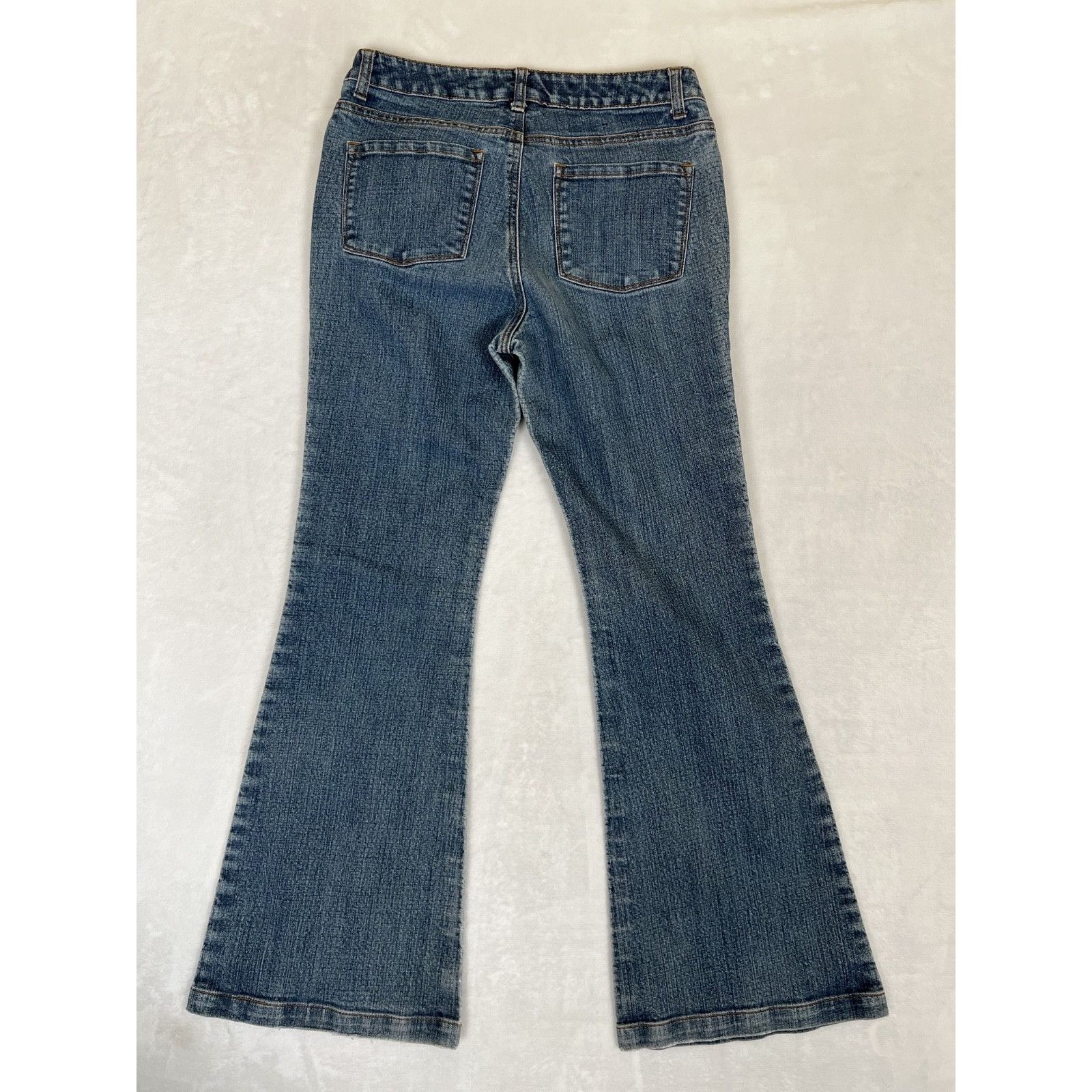 Mossimo Vintage Mossimo Women's Flare Bootcut Denim Jeans Size 9 Y2K Size 28" / US 6 / IT 42 - 7 Thumbnail