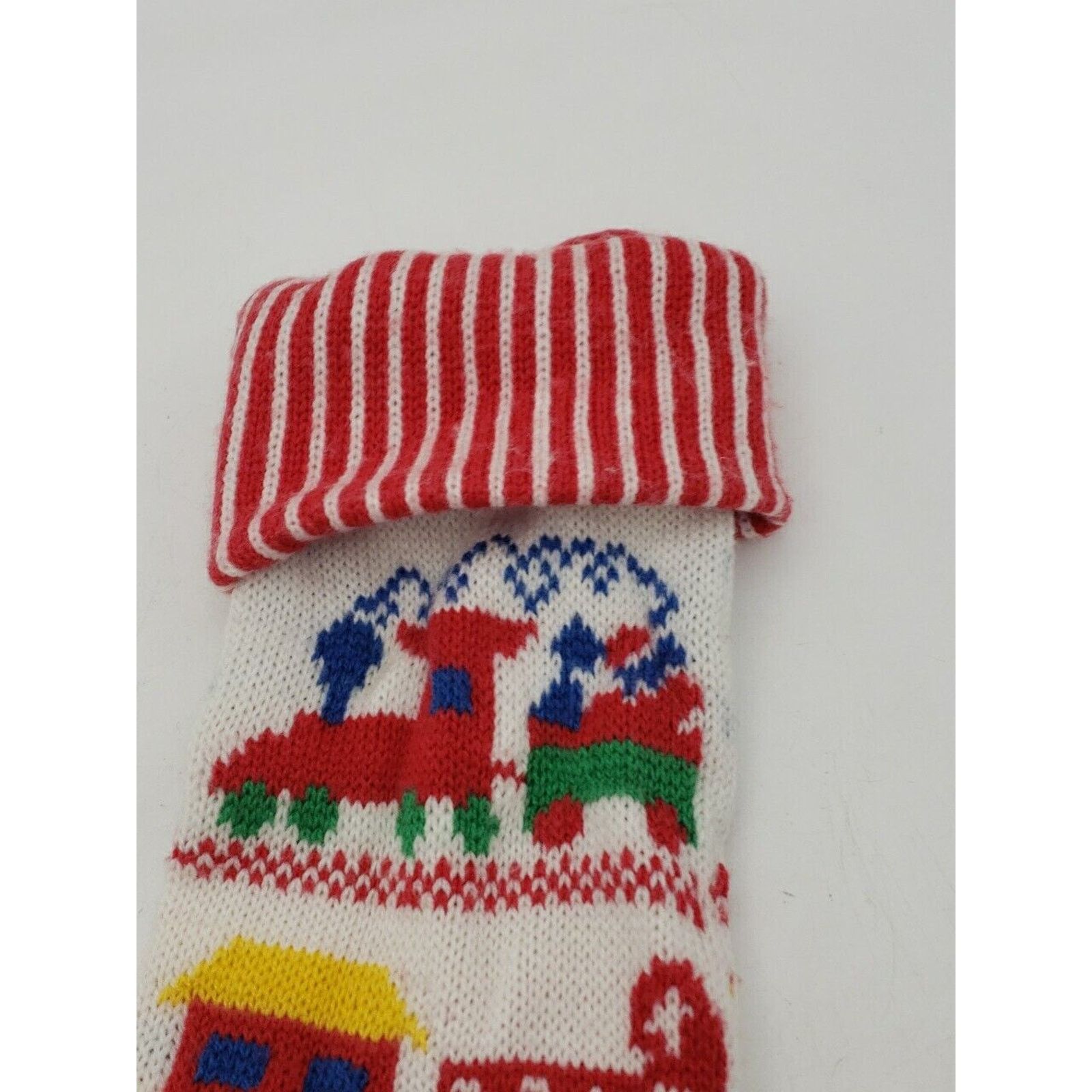 Oshkosh Oshkosh 90s Vintage Sweater Knit Christmas Stockings Toy Size ONE SIZE - 8 Thumbnail